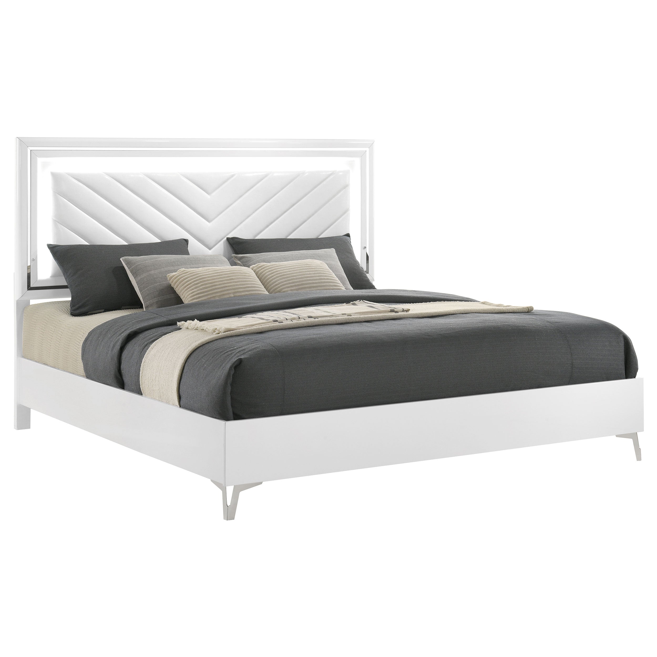 Cassia LED Panel Bed