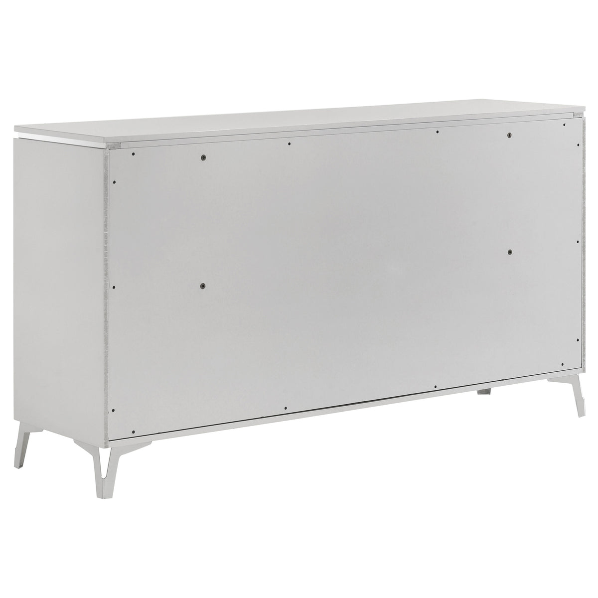 Cassia 6-drawer Dresser White High Gloss