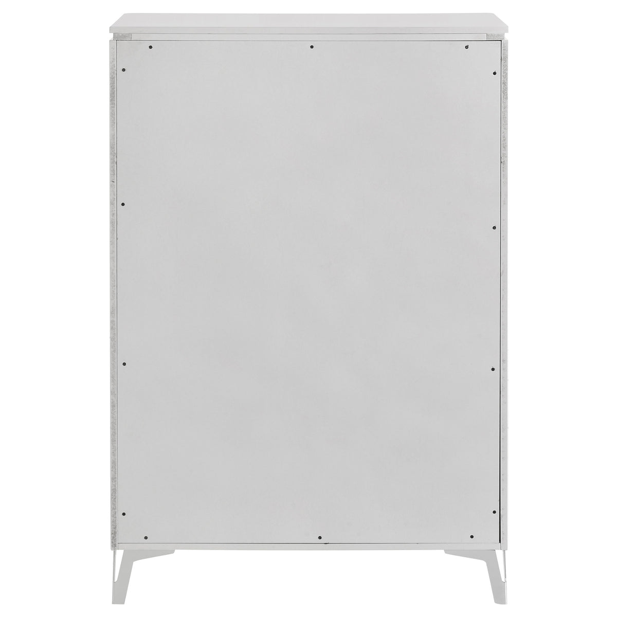 Cassia 5-drawer Bedroom Chest White High Gloss