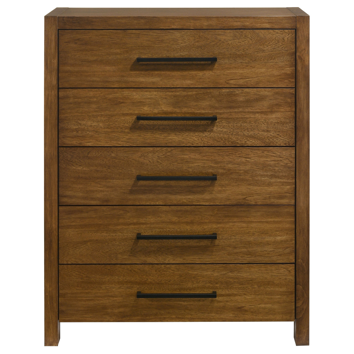 Adderley 5-drawer Bedroom Chest Warm Brown