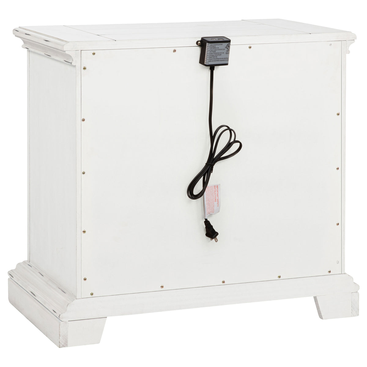 McKinney 2-drawer Nightstand with USB Ports Vintage White