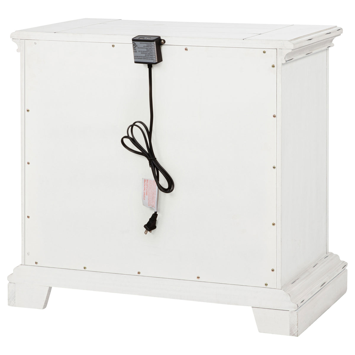 McKinney 2-drawer Nightstand with USB Ports Vintage White