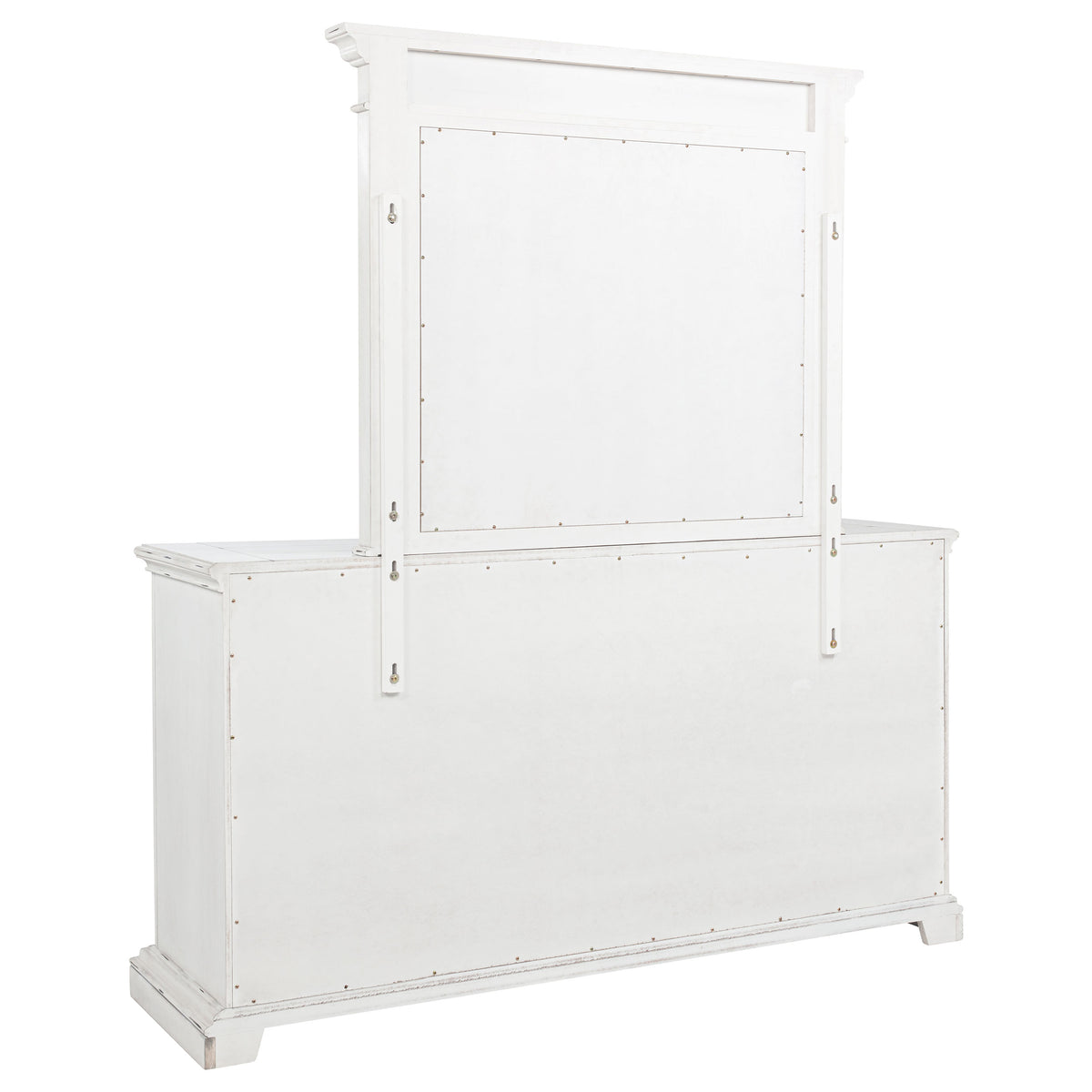 McKinney 6-drawer Dresser with Mirror Vintage White