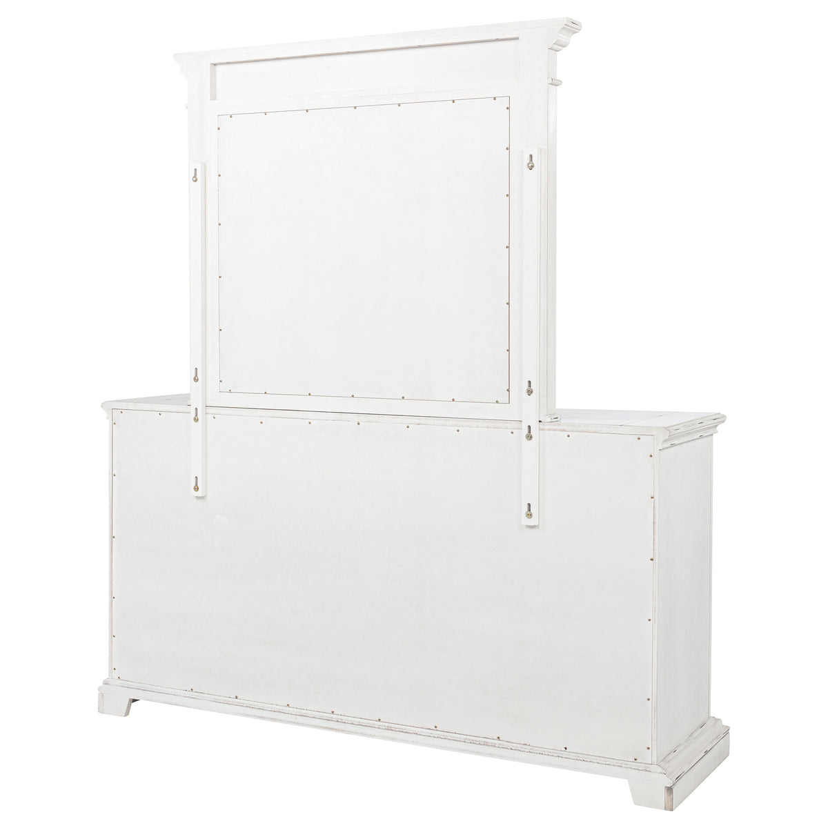 McKinney 6-drawer Dresser with Mirror Vintage White