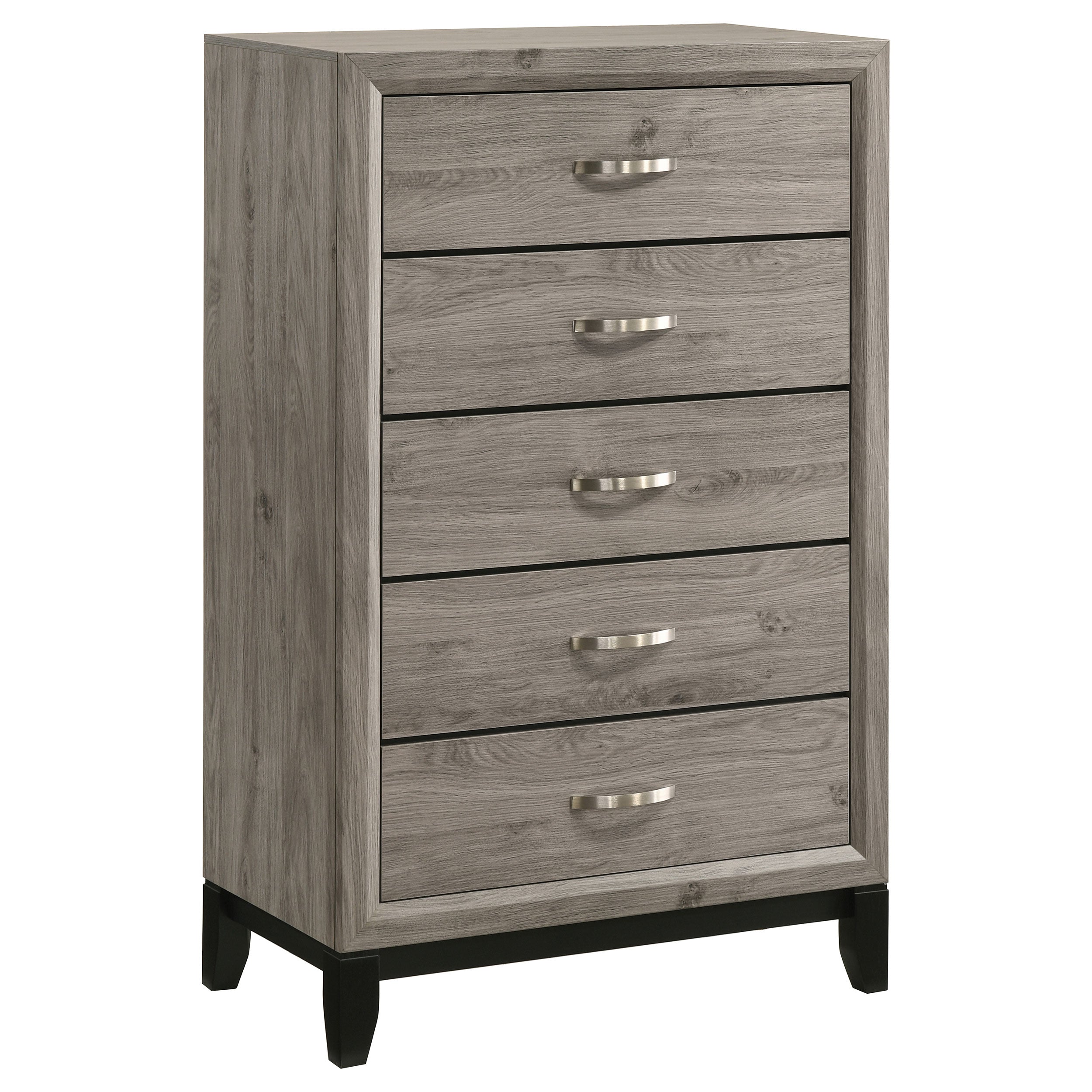 Valen Five-piece Full Bedroom Set Light Taupe