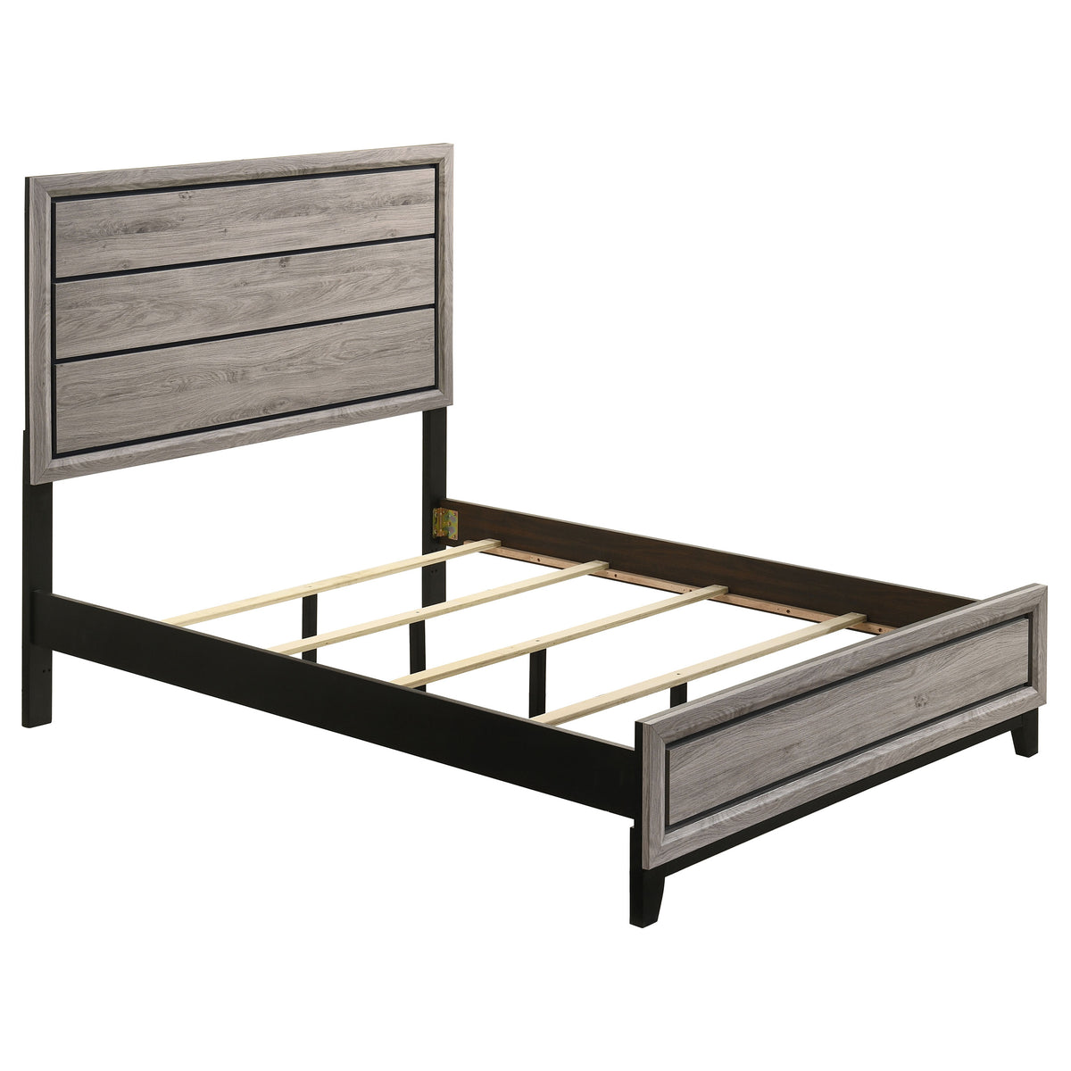 Valen Panel Bed Full Light Taupe