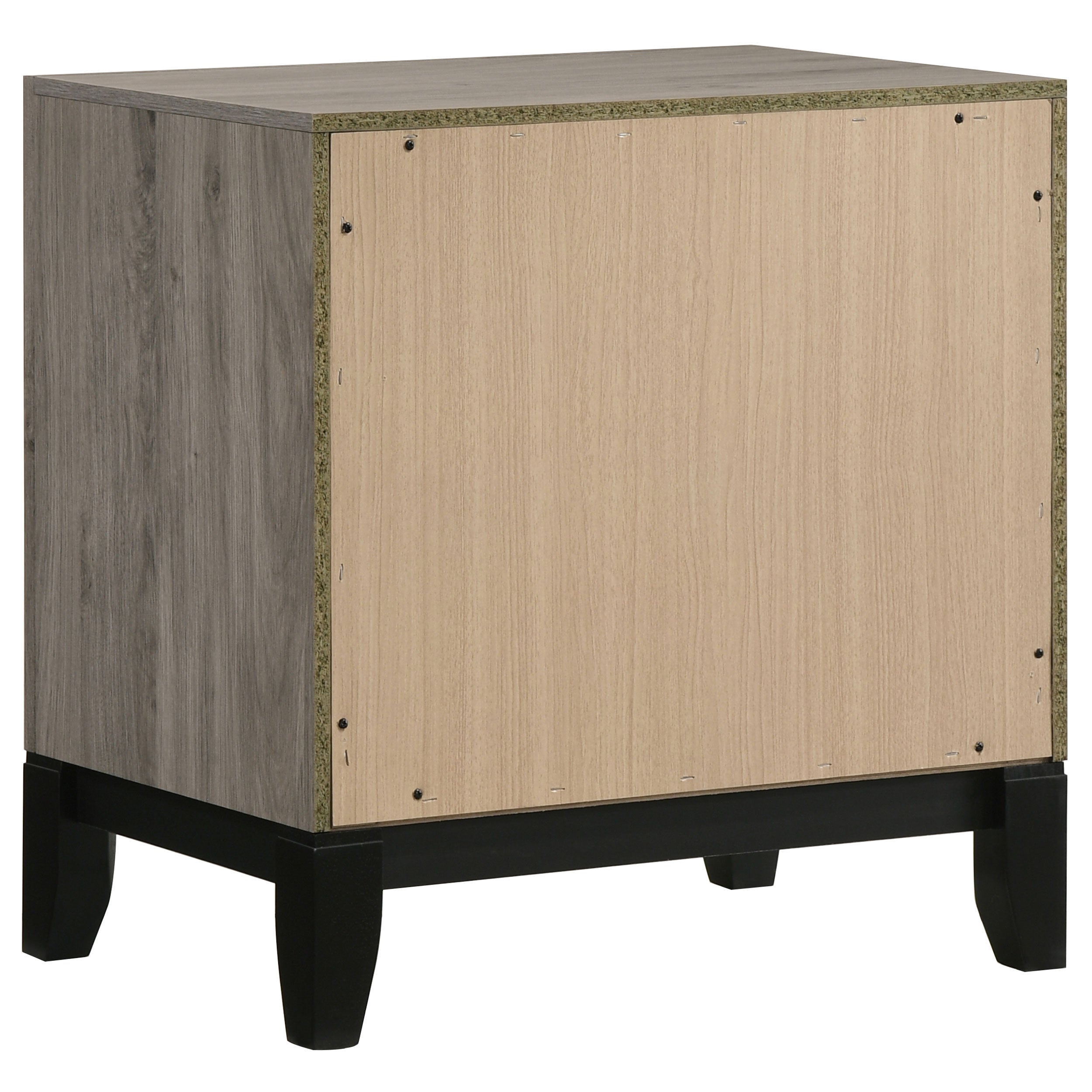 Valen 2-drawer Nightstand Bedside Table Light Taupe