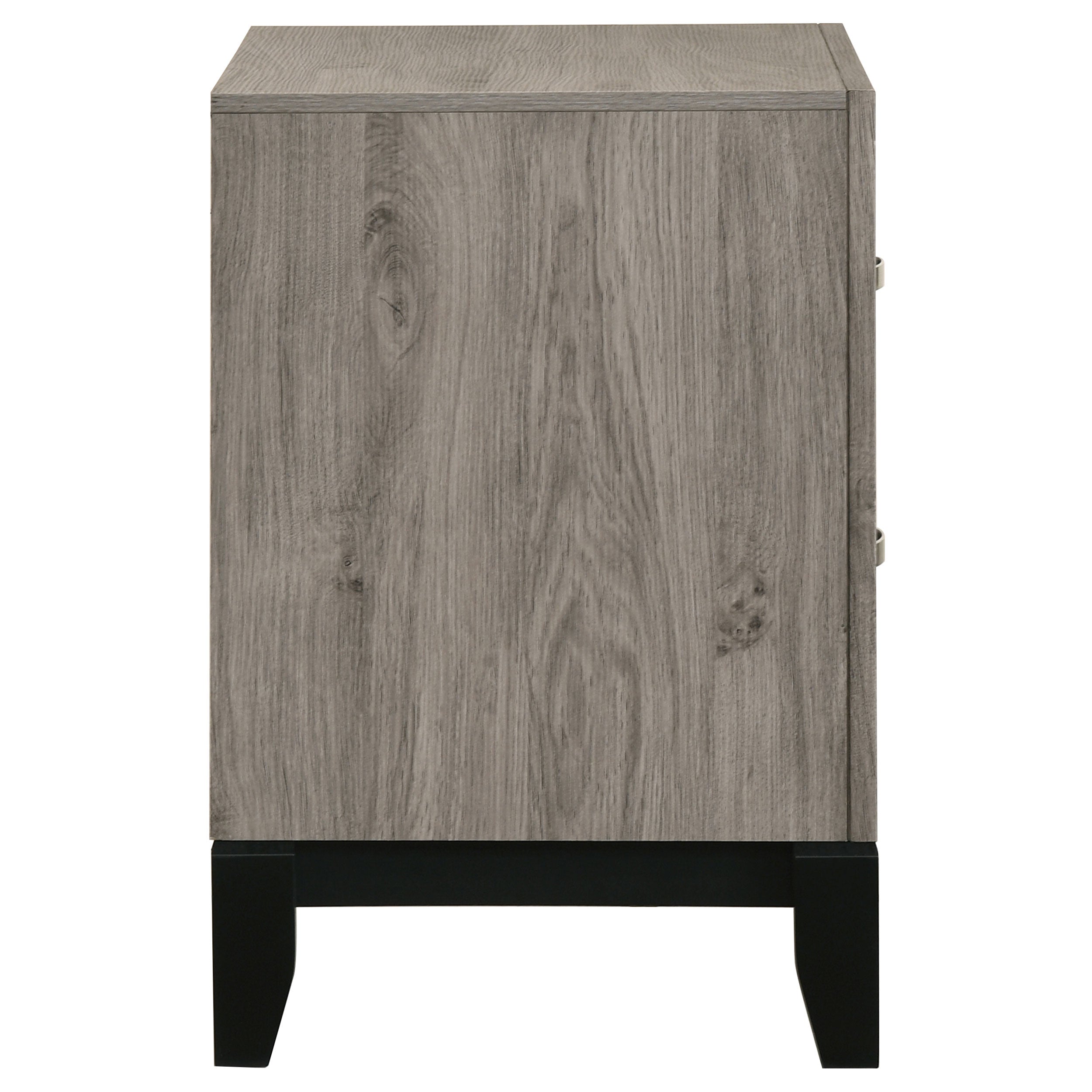 Valen 2-drawer Nightstand Bedside Table Light Taupe