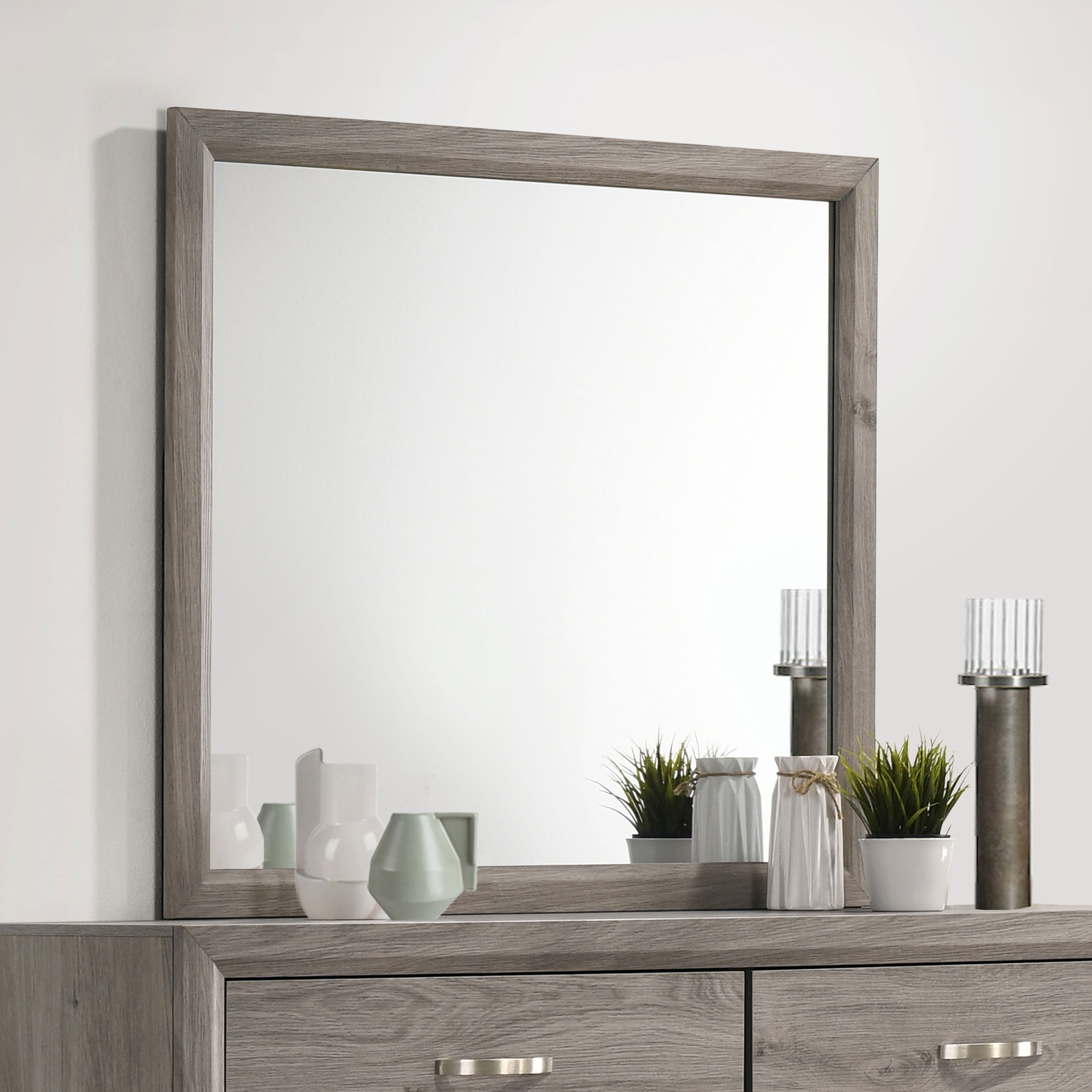 Valen Dresser Mirror Light Taupe