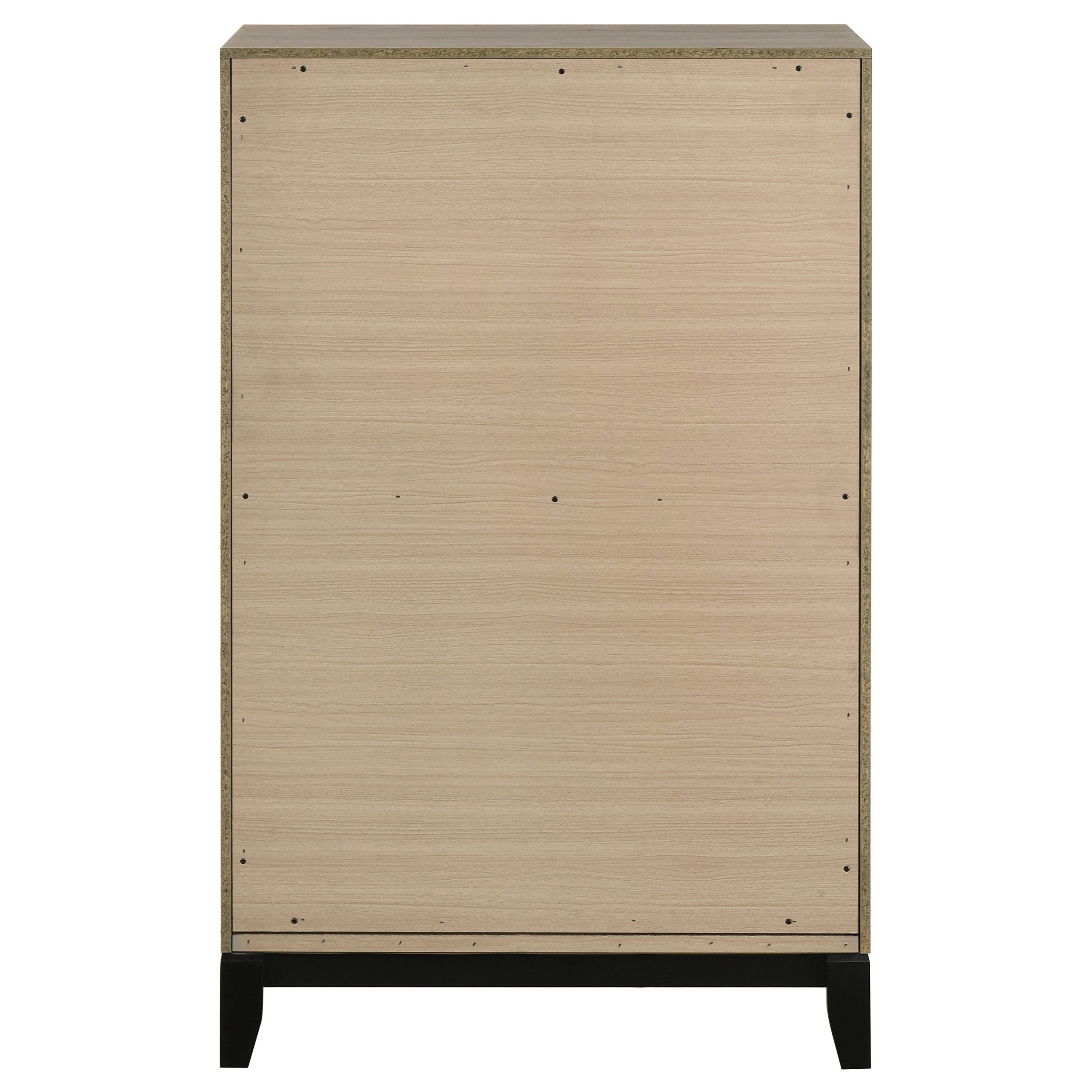 Valen 5-drawer Bedroom Chest of Drawers Light Taupe