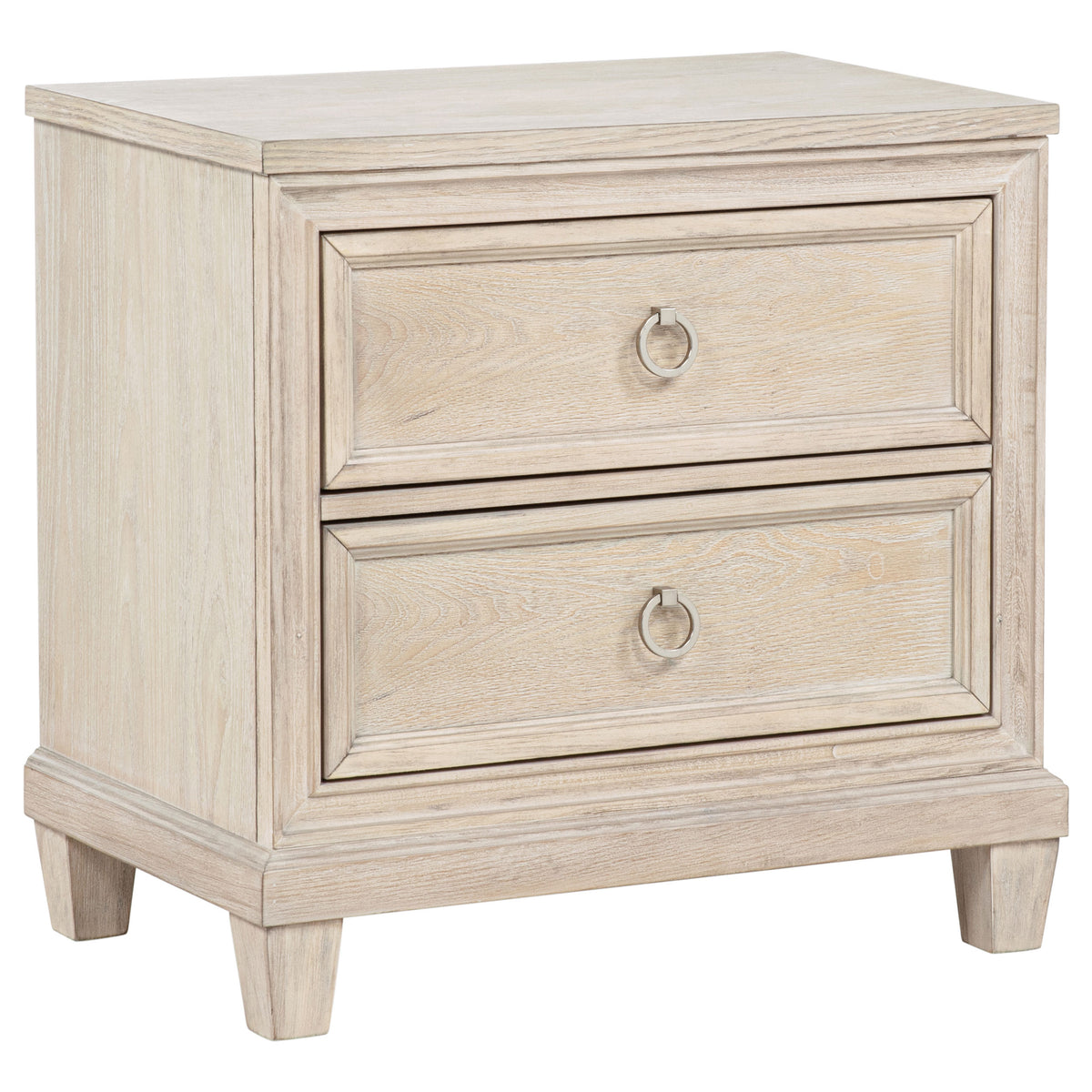 Pembroke 4-piece Eastern King Bedroom Set with Upholstered Panel Bed Washed Oak