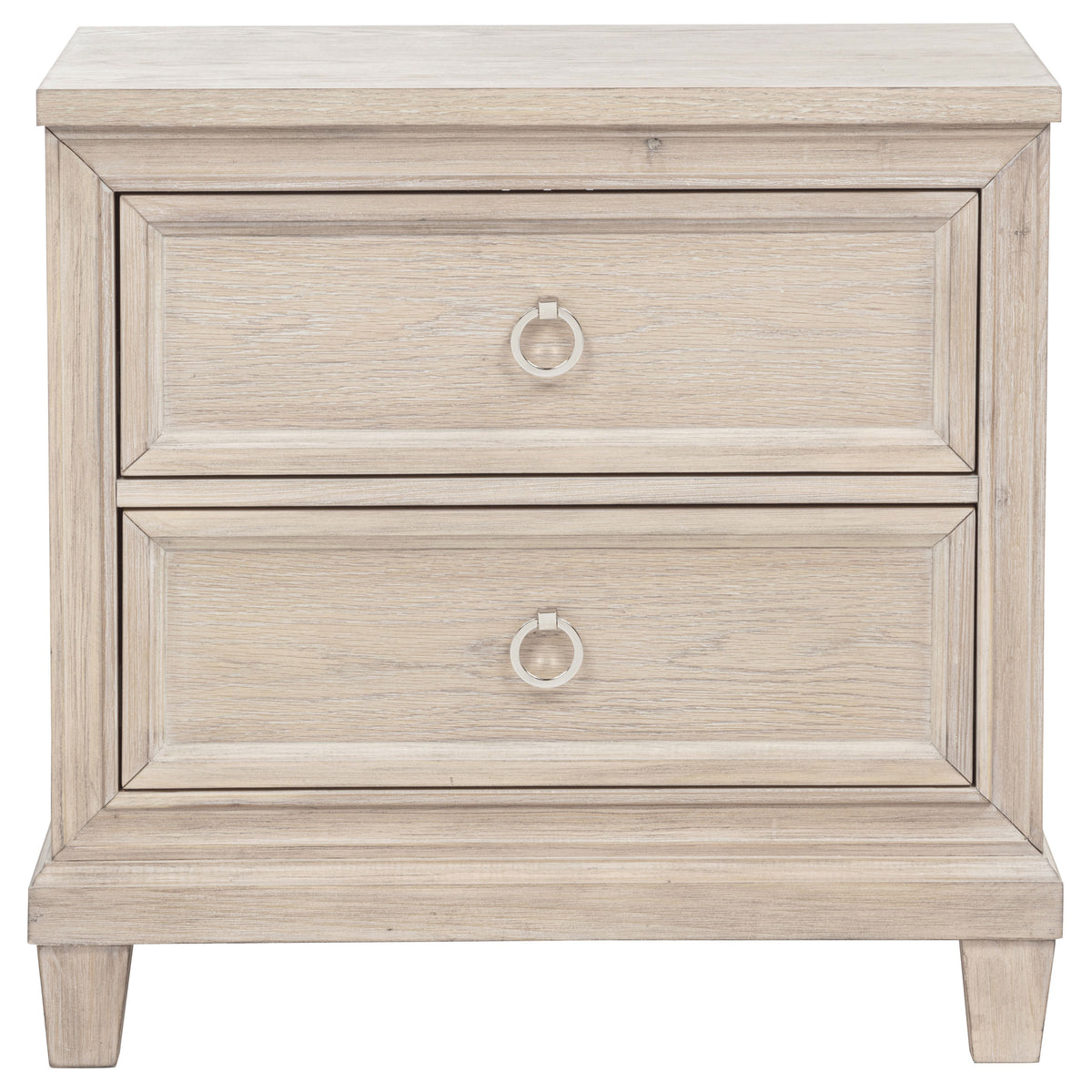 Pembroke 2-drawer Nightstand Washed Oak