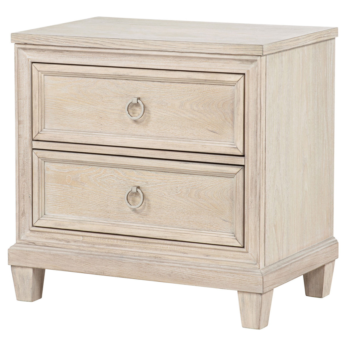 Pembroke 2-drawer Nightstand Washed Oak