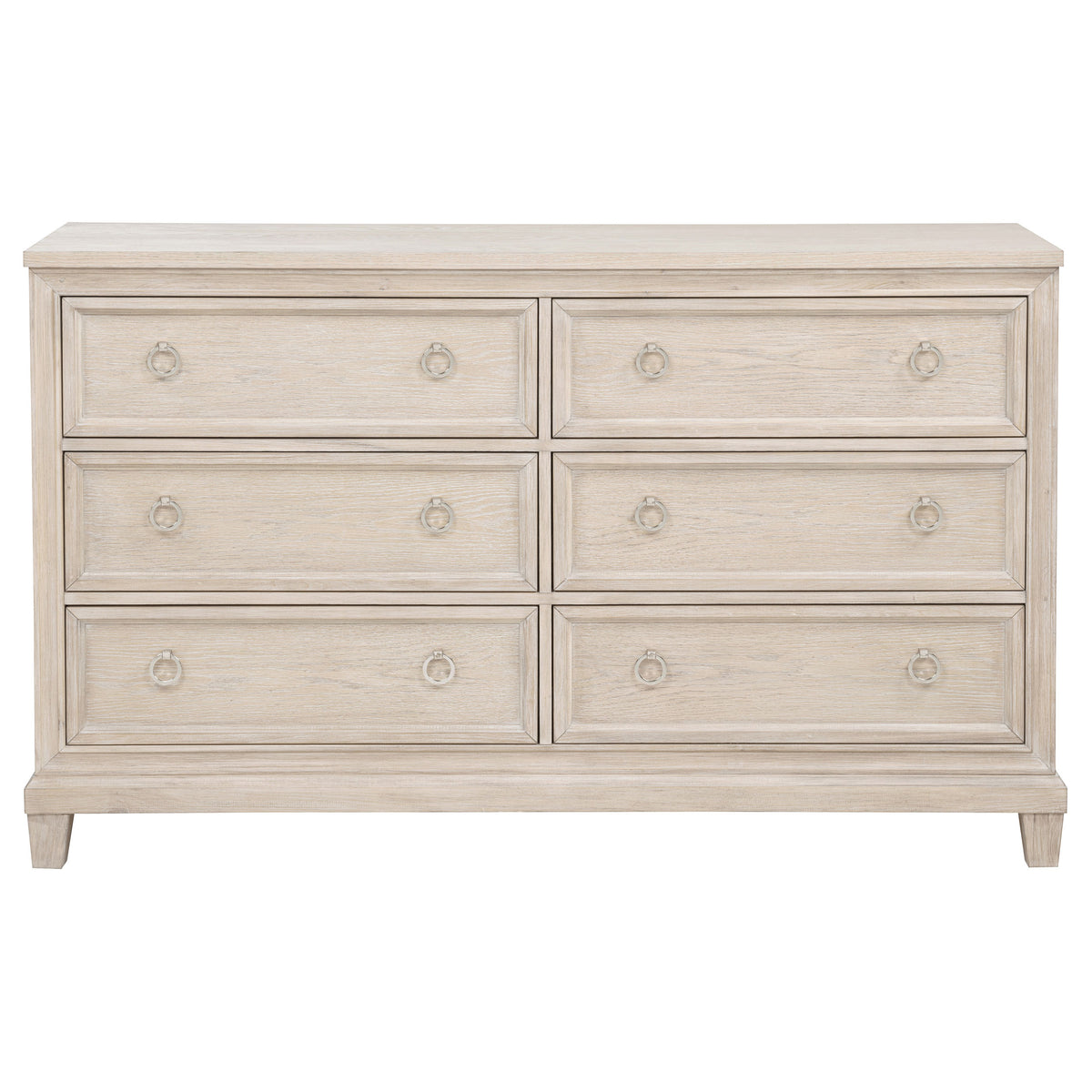 Pembroke 6-drawer Dresser Washed Oak