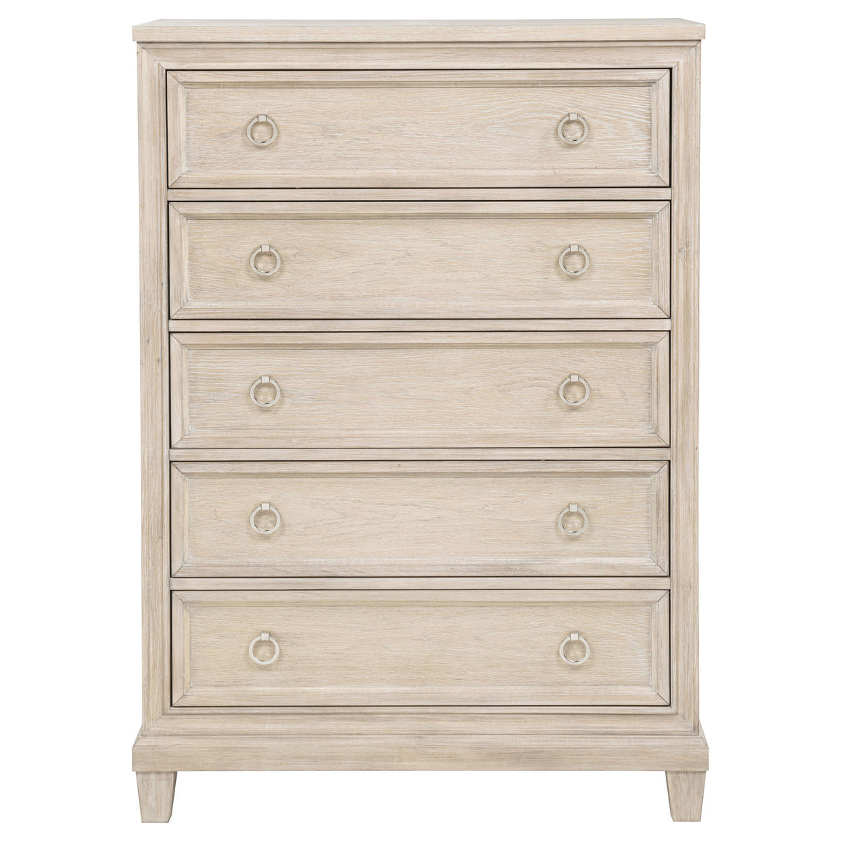 Pembroke 5-drawer Bedroom Chest Washed Oak