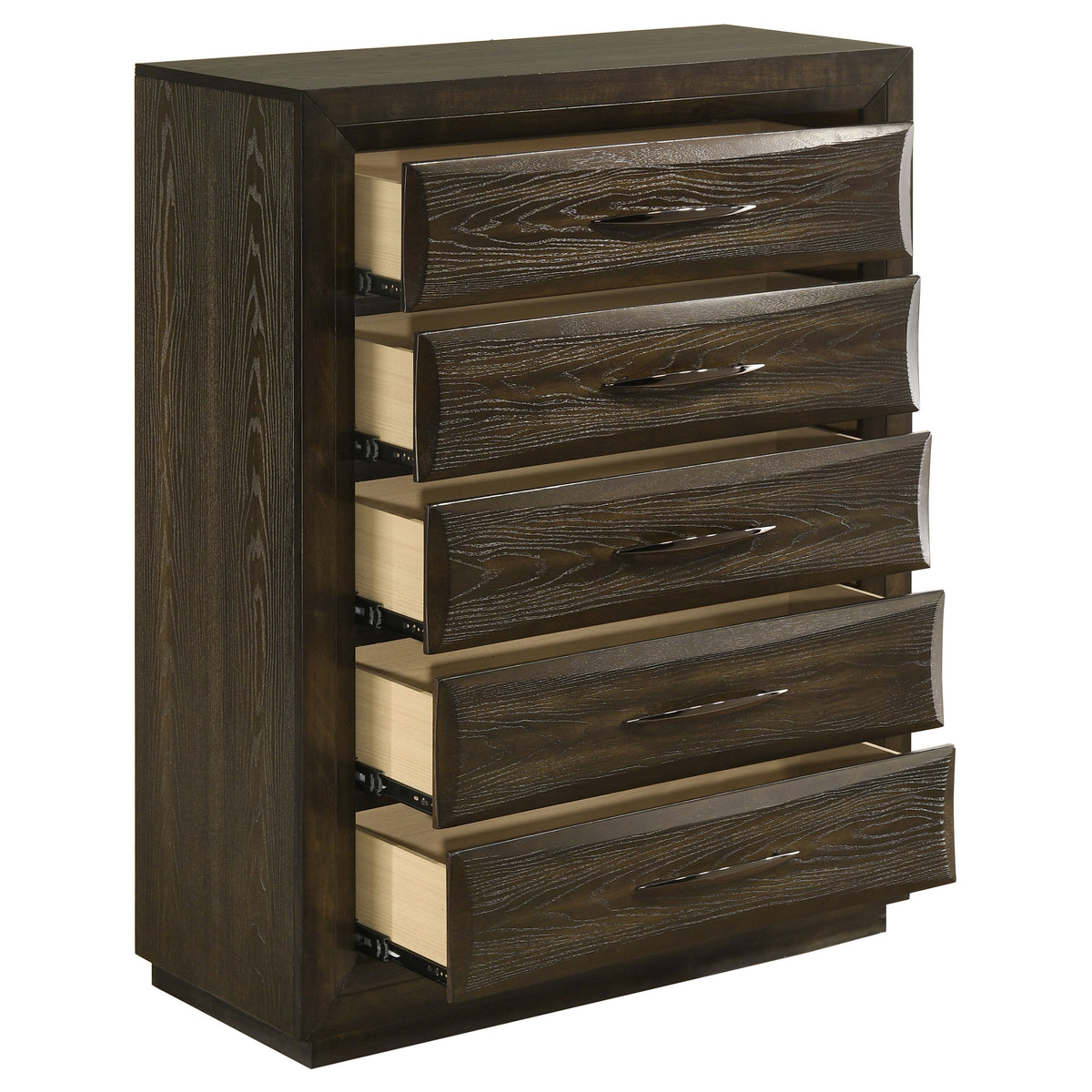 Atlas 5-drawer Bedroom Chest Dark Oak