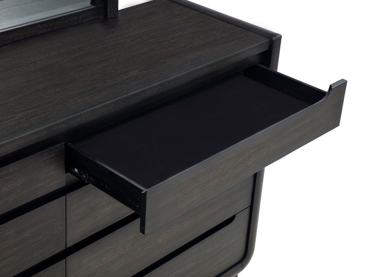 Leandro 8-drawer Dresser Burnished Black