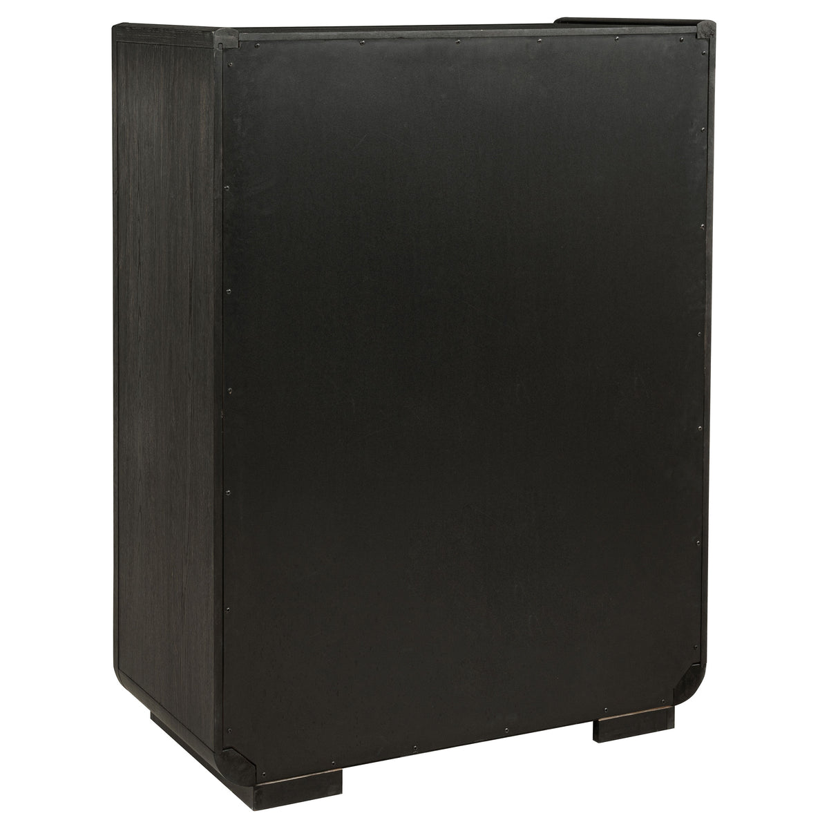 Leandro 5-drawer Bedroom Chest Burnished Black