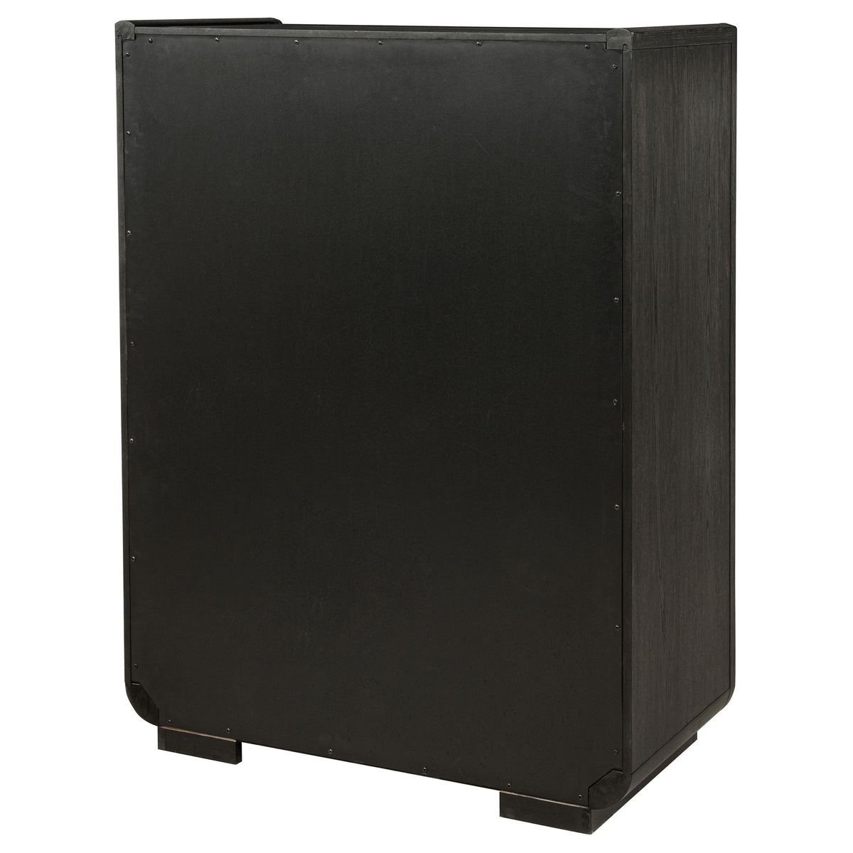 Leandro 5-drawer Bedroom Chest Burnished Black