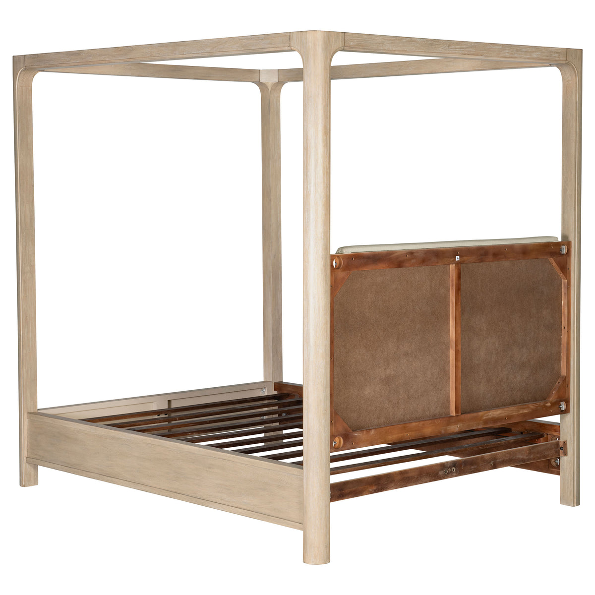 Solano 5-piece California King Canopy Bedroom Set Weathered Mango