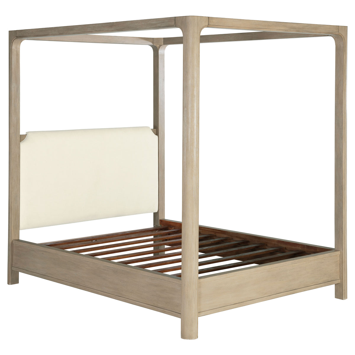 Solano 4-piece Queen Canopy Bedroom Set Weathered Mango