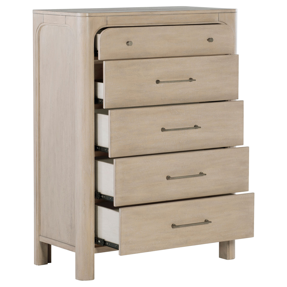 Solano 5-drawer Bedroom Chest Weathered Mango