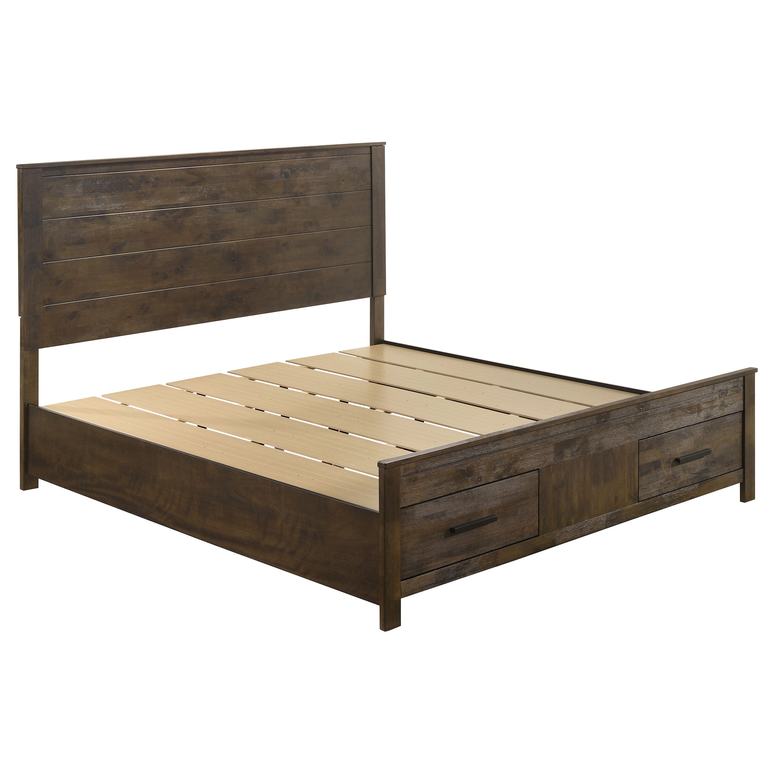 Woodmont Wood Panel Storage Bed