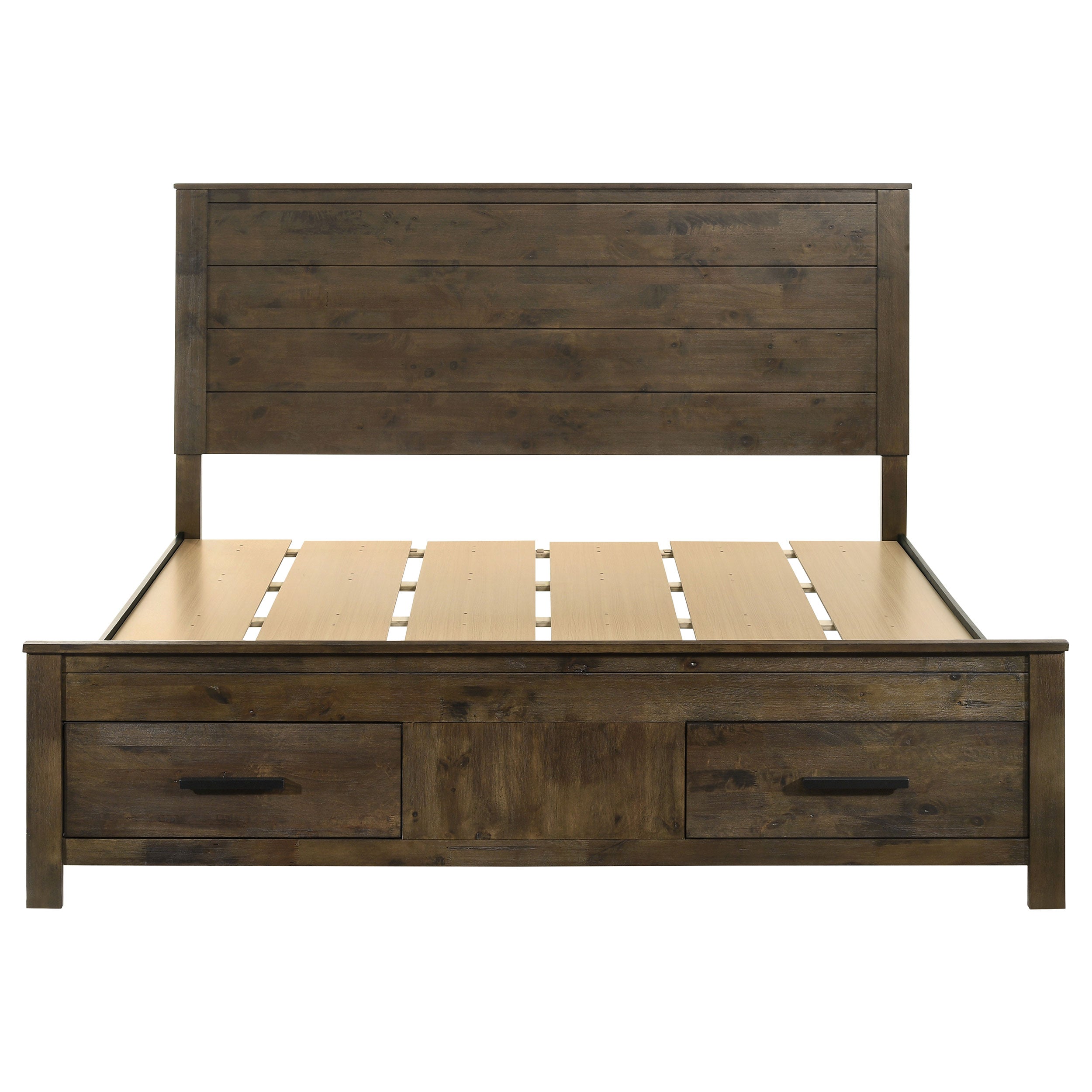 Woodmont Wood Panel Storage Bed