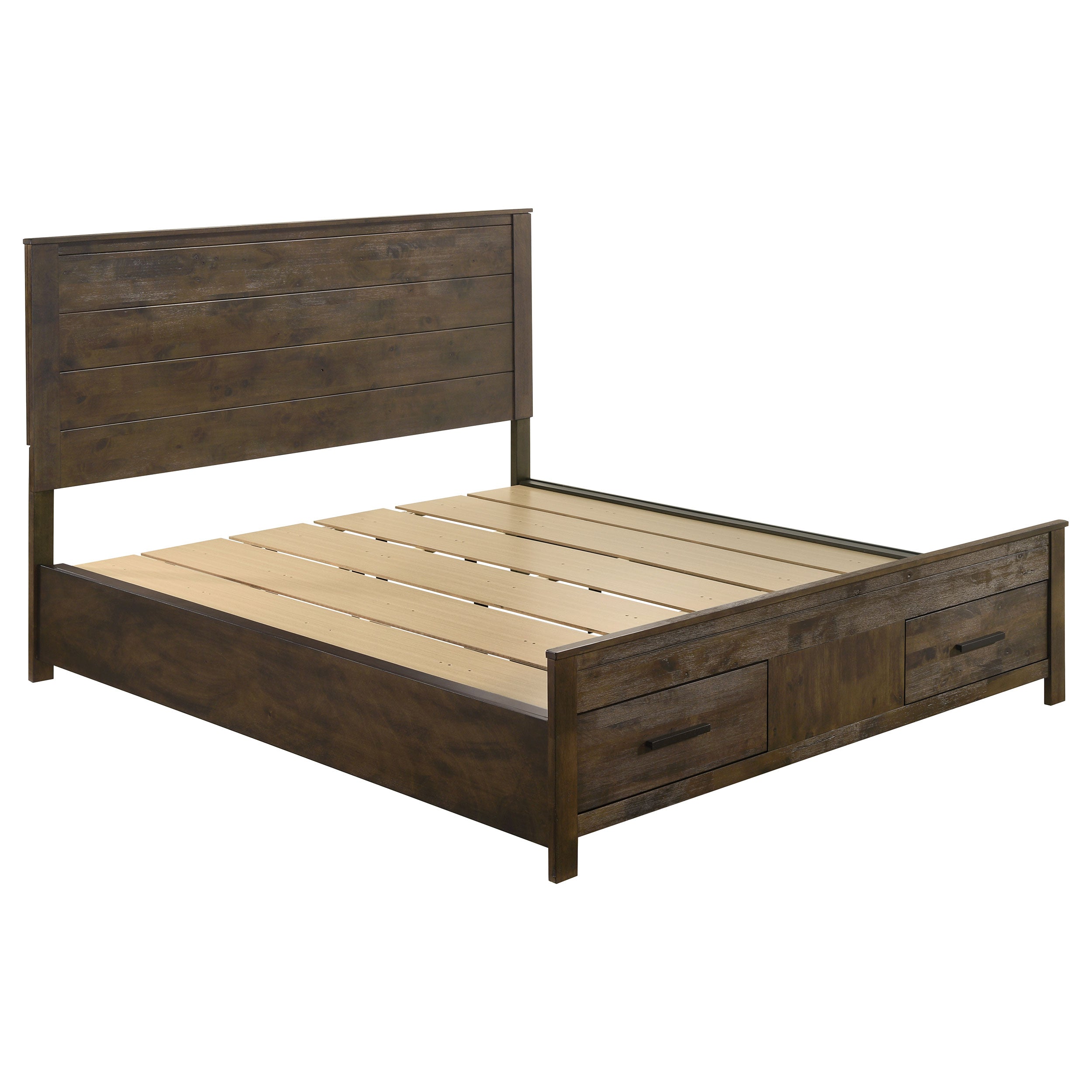 Woodmont Wood Panel Storage Bed