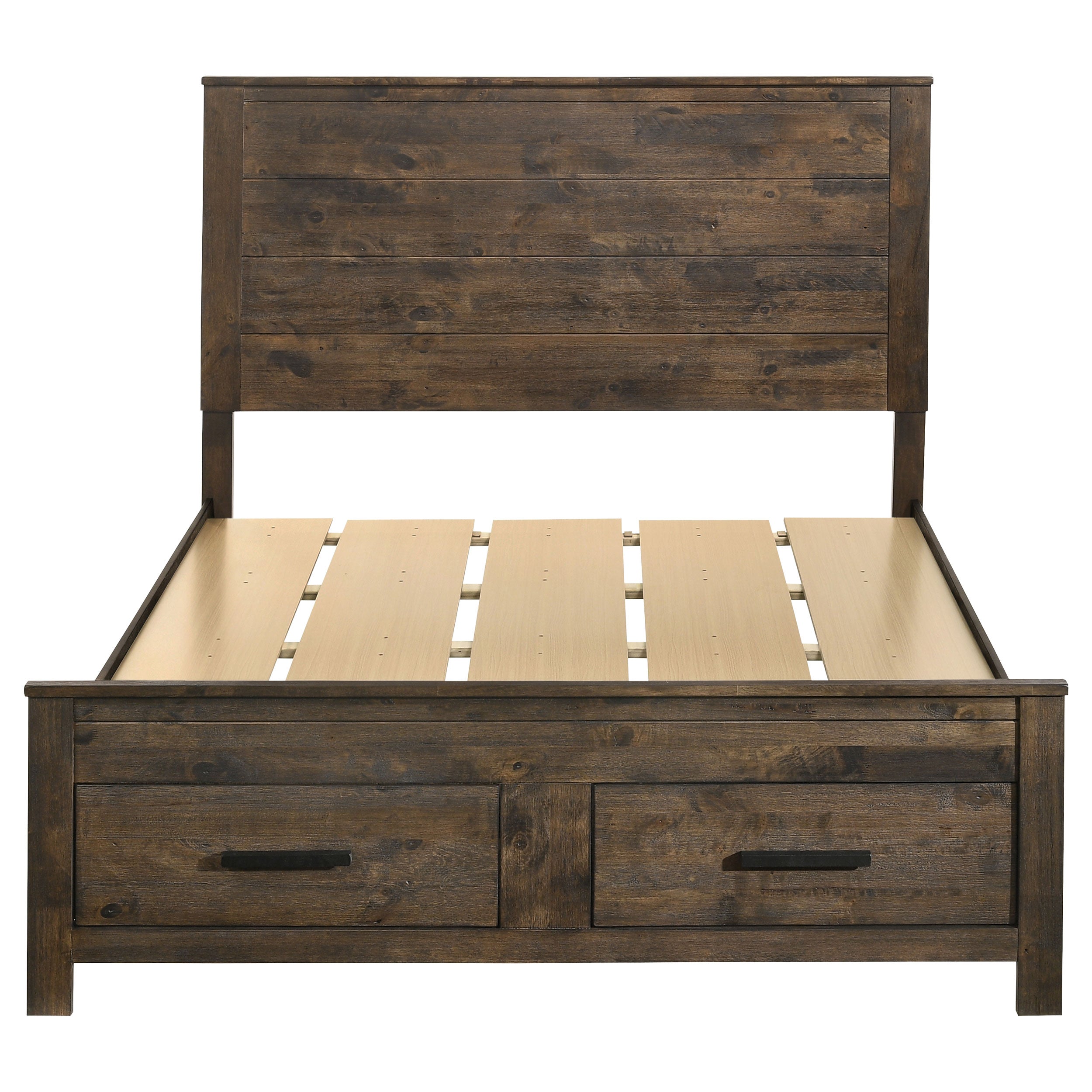 Woodmont Wood Panel Storage Bed