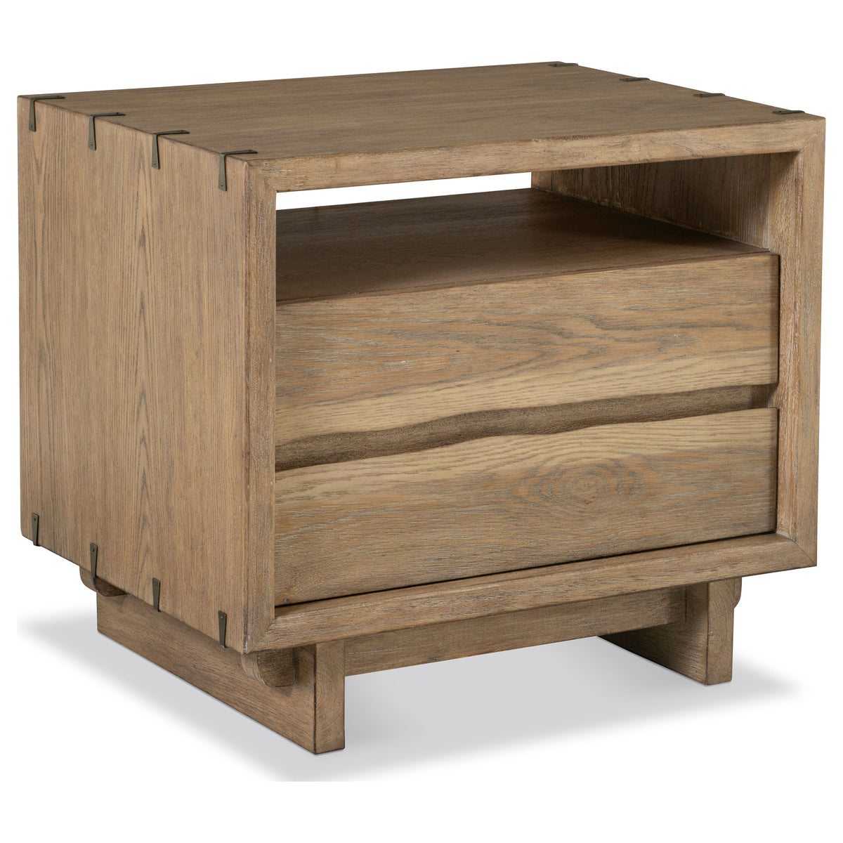 Stillwater 4-piece Queen Live Edge Bedroom Set Weathered Oak