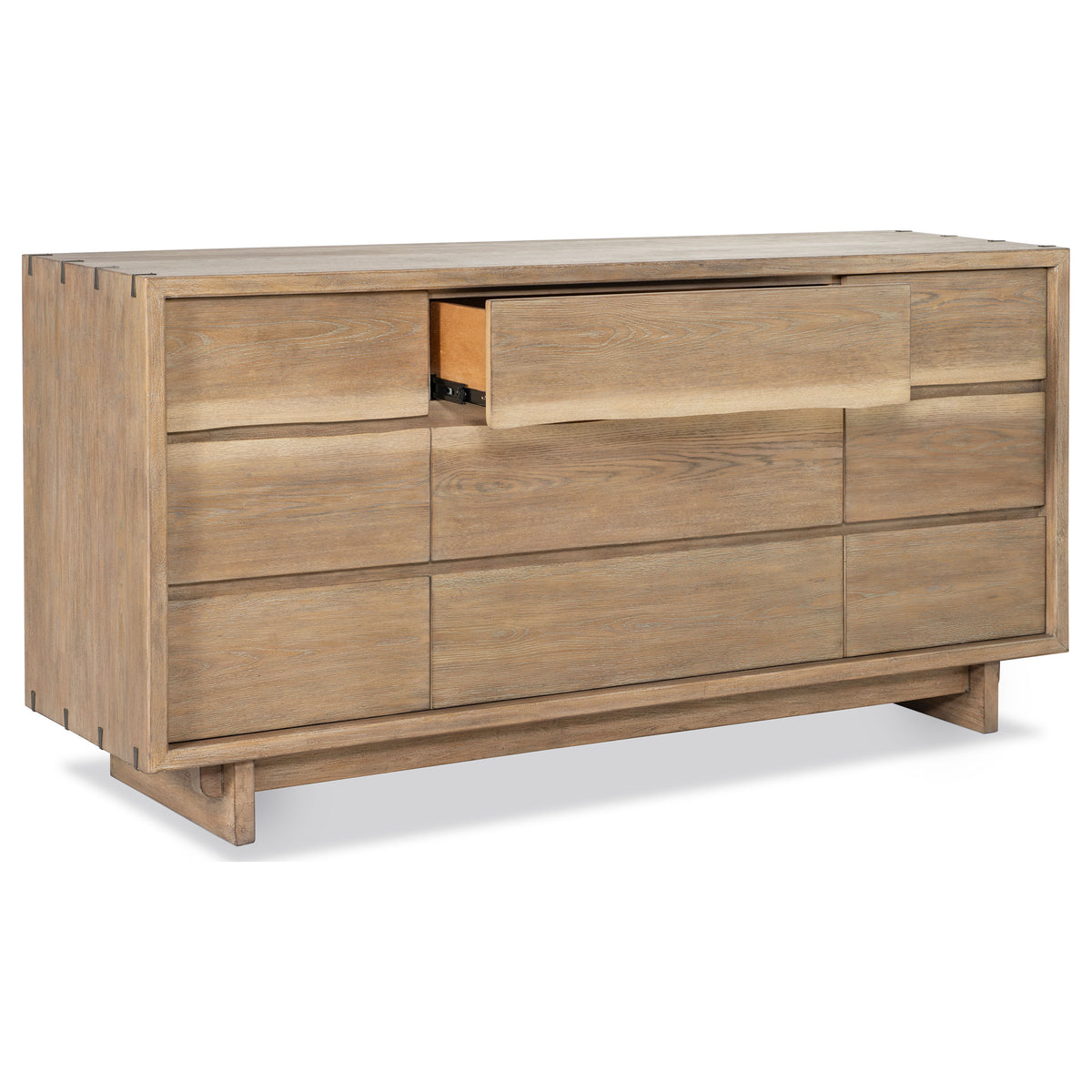 Stillwater 4-piece Queen Live Edge Bedroom Set Weathered Oak