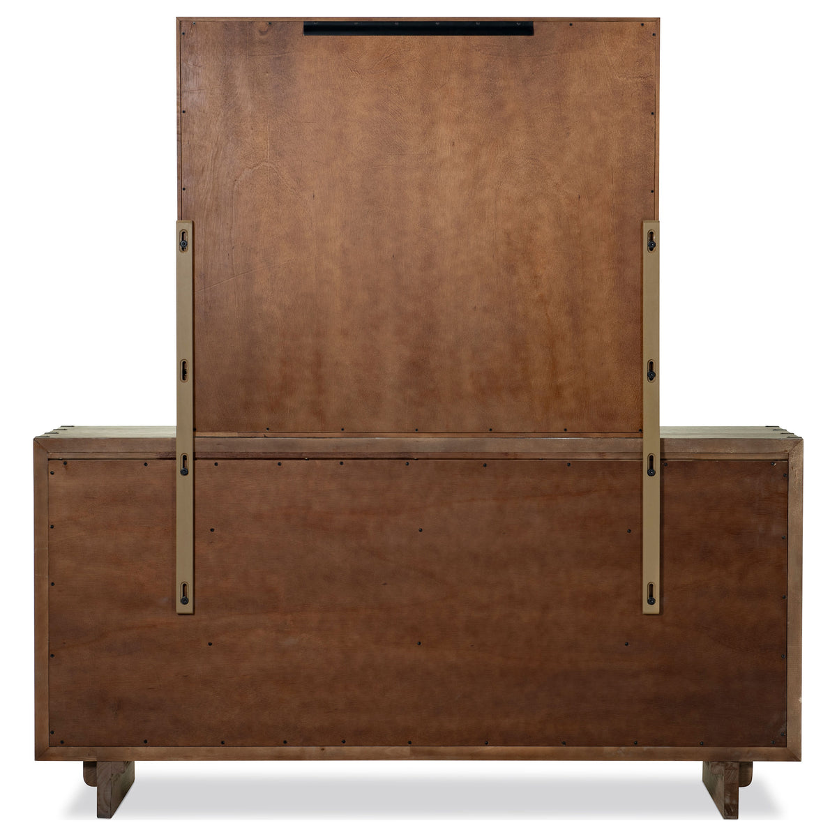 Stillwater 9-drawer Dresser with Mirror Weathered Oak
