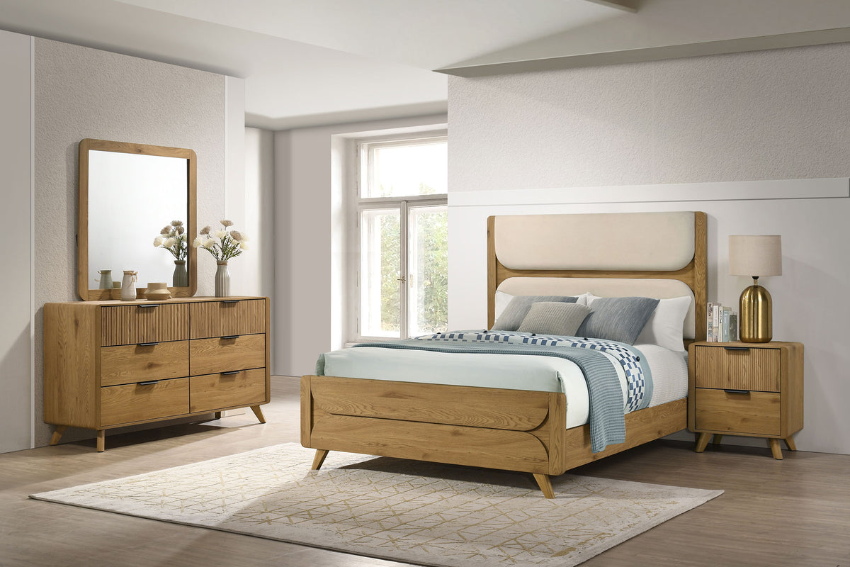 Bennett 4-piece Full Bedroom Set Light Oak