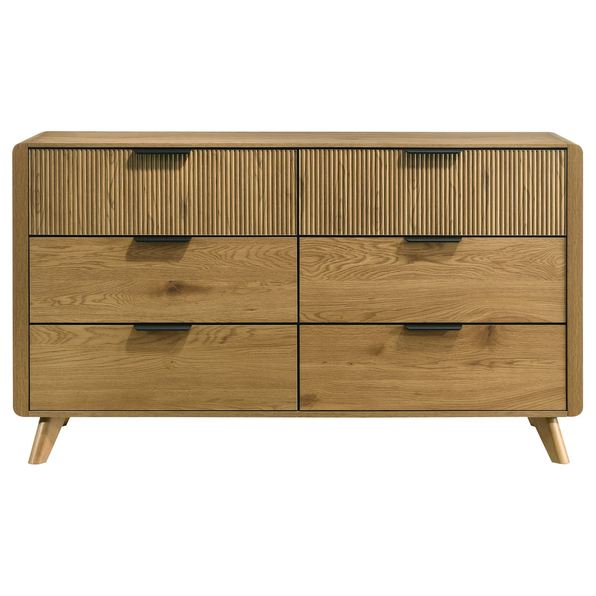 Bennett 6-drawer Dresser Light Oak