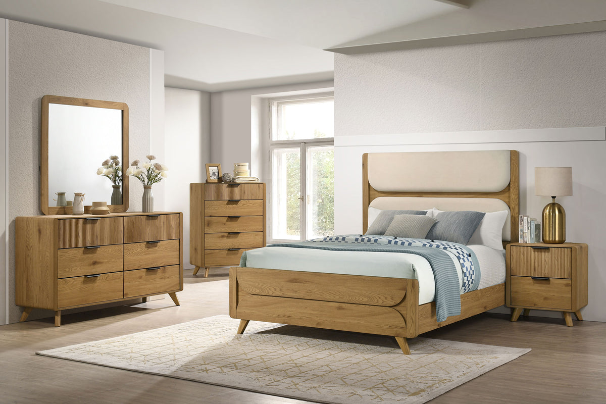 Bennett Dresser Mirror Light Oak