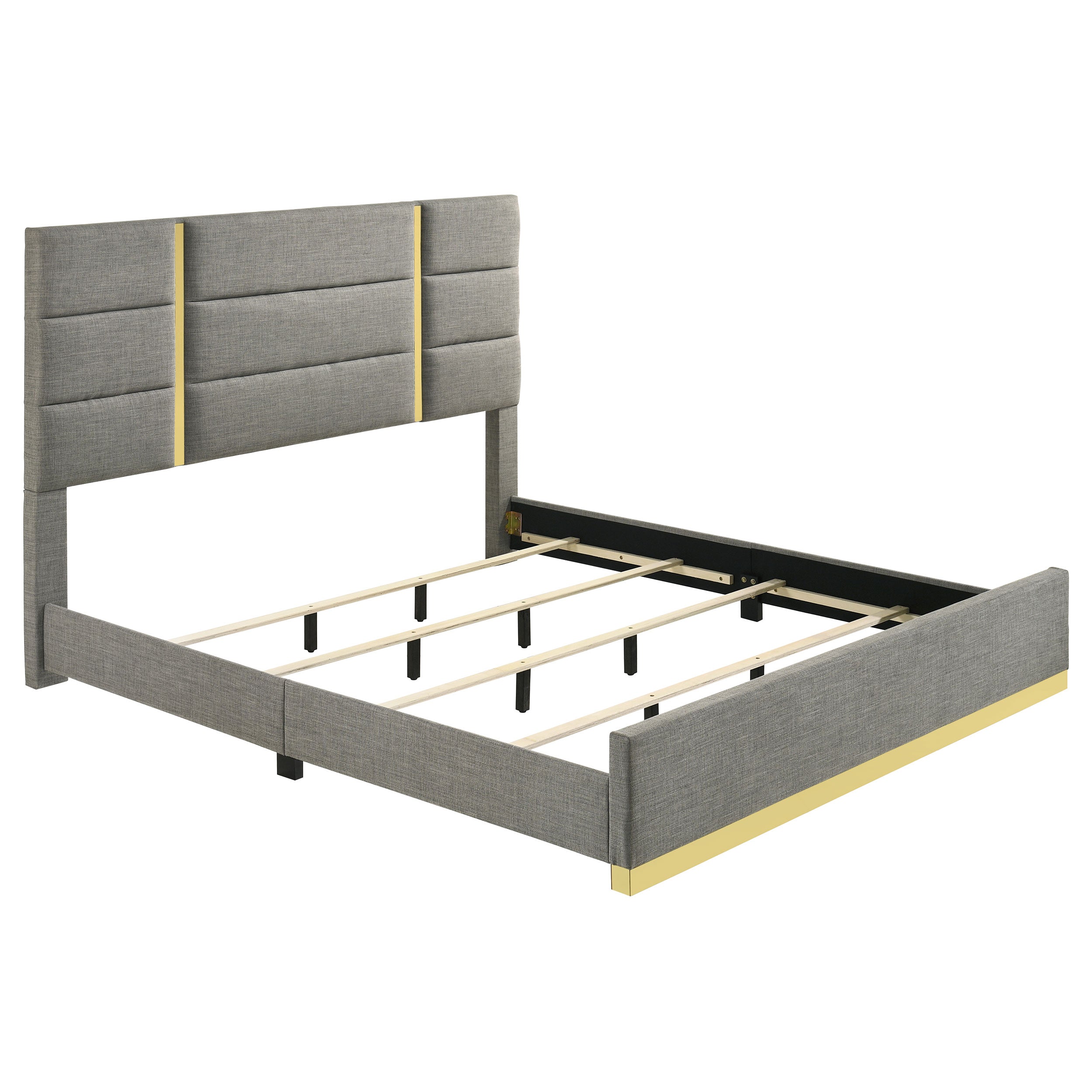 Ines Upholstered Panel Bed