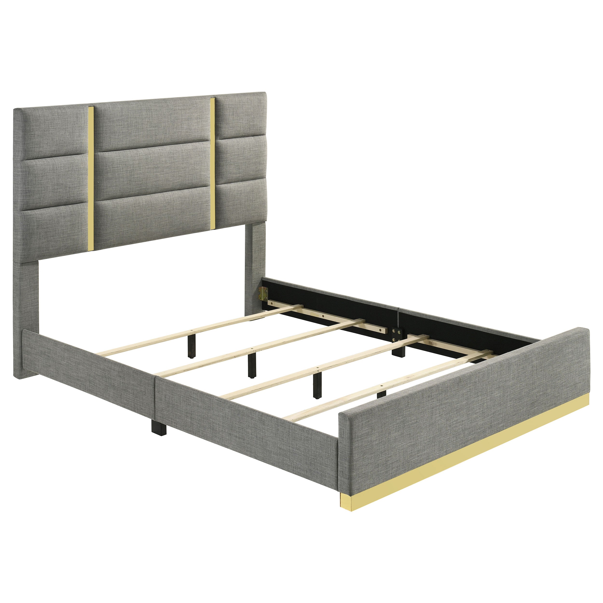 Ines Upholstered Panel Bed