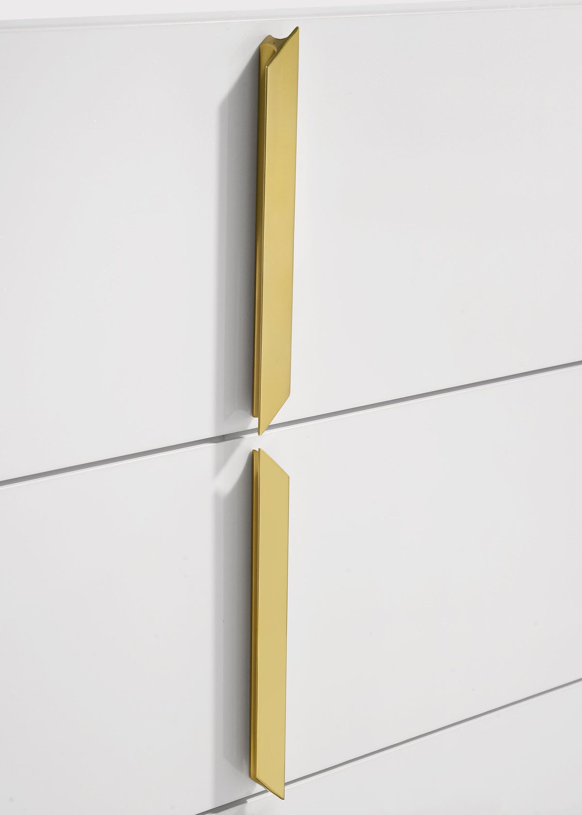 Ines 6-drawer Dresser White High Gloss