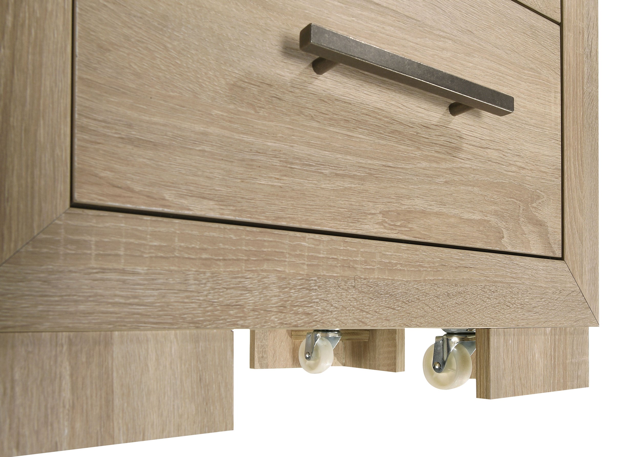 Arielle Nightstand with Casters