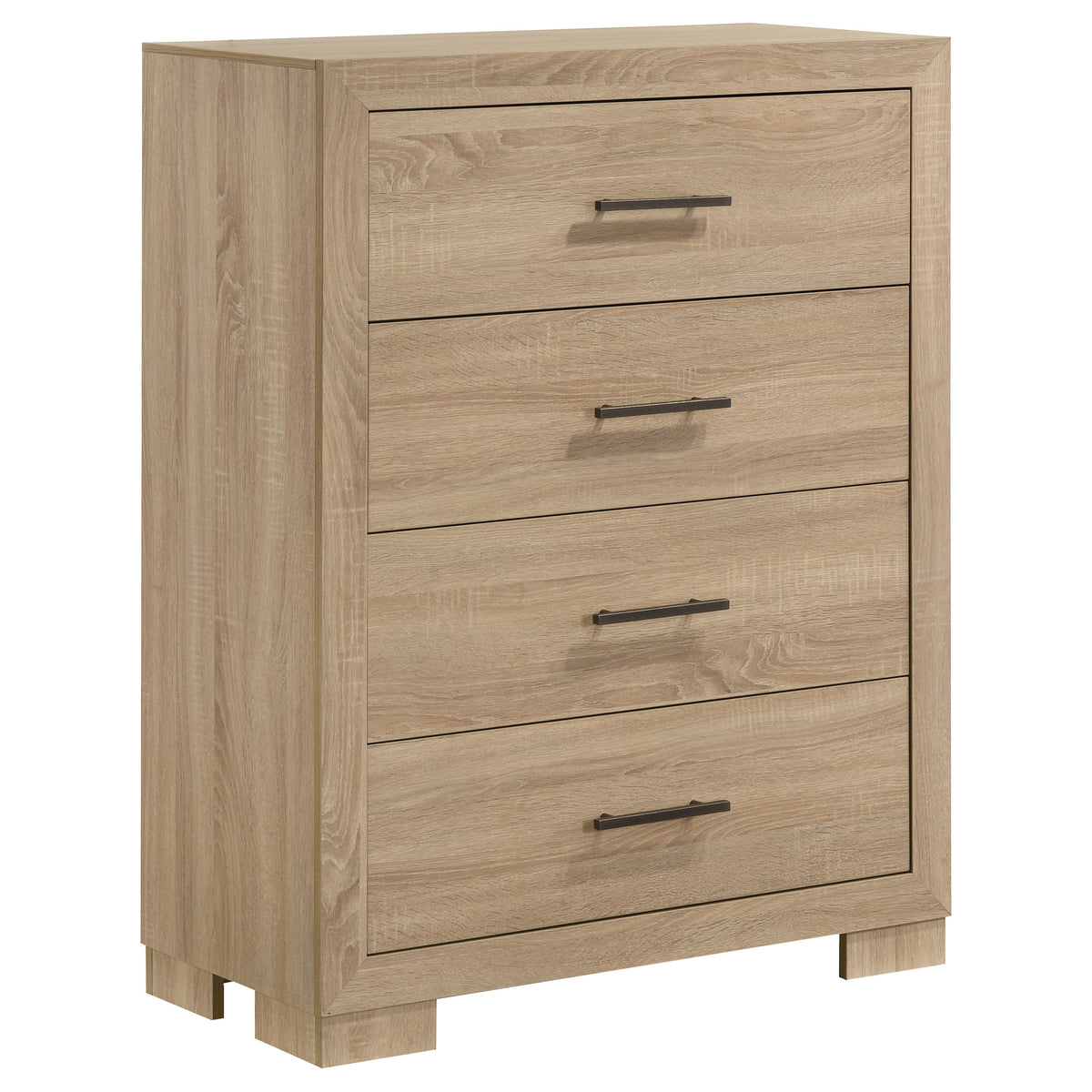 Arielle 4-drawer Bedroom Chest Light Oak