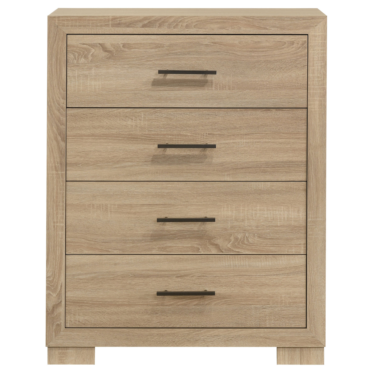 Arielle 4-drawer Bedroom Chest Light Oak