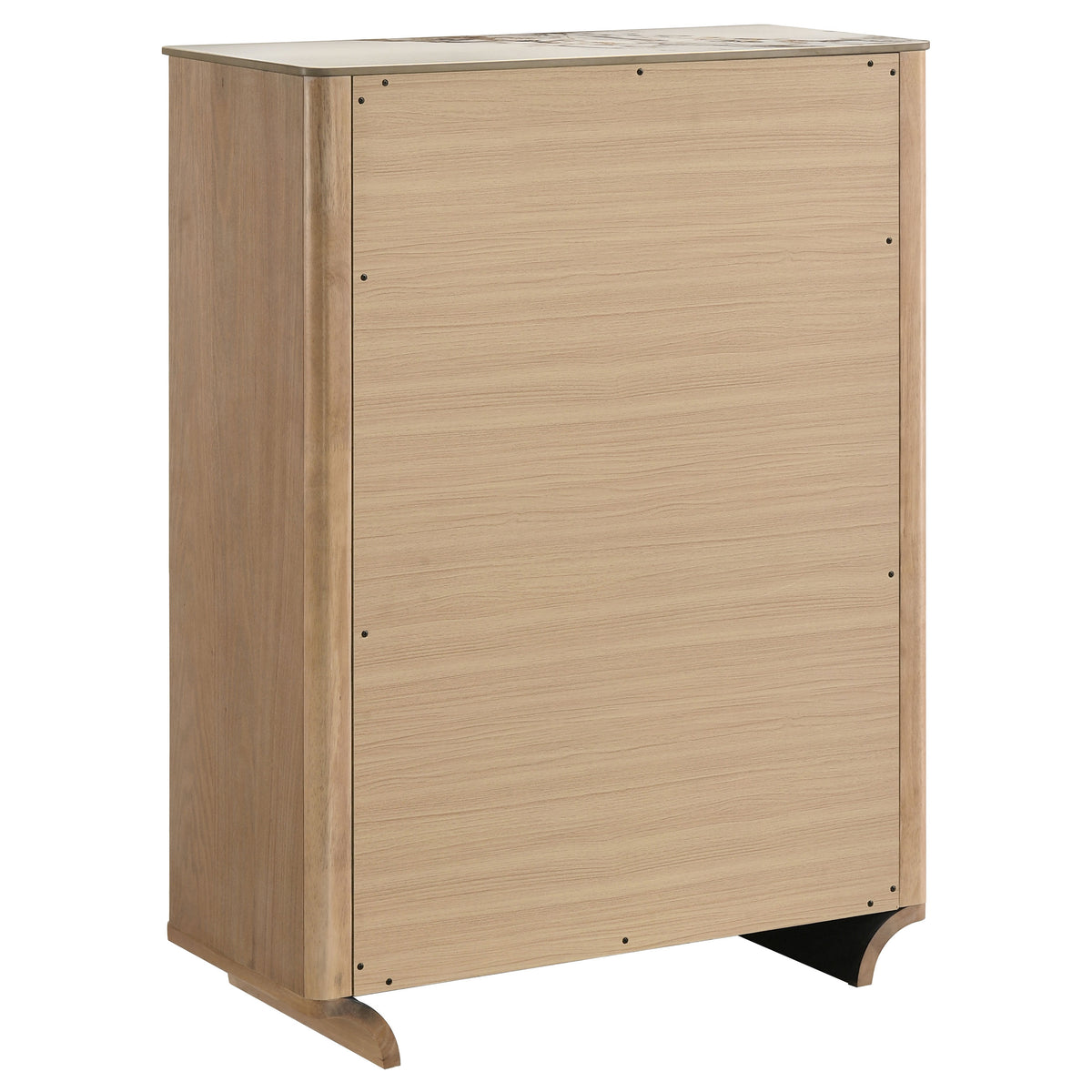 Leanne 5-piece Queen Bedroom Set with LED Panel Bed Light Oak