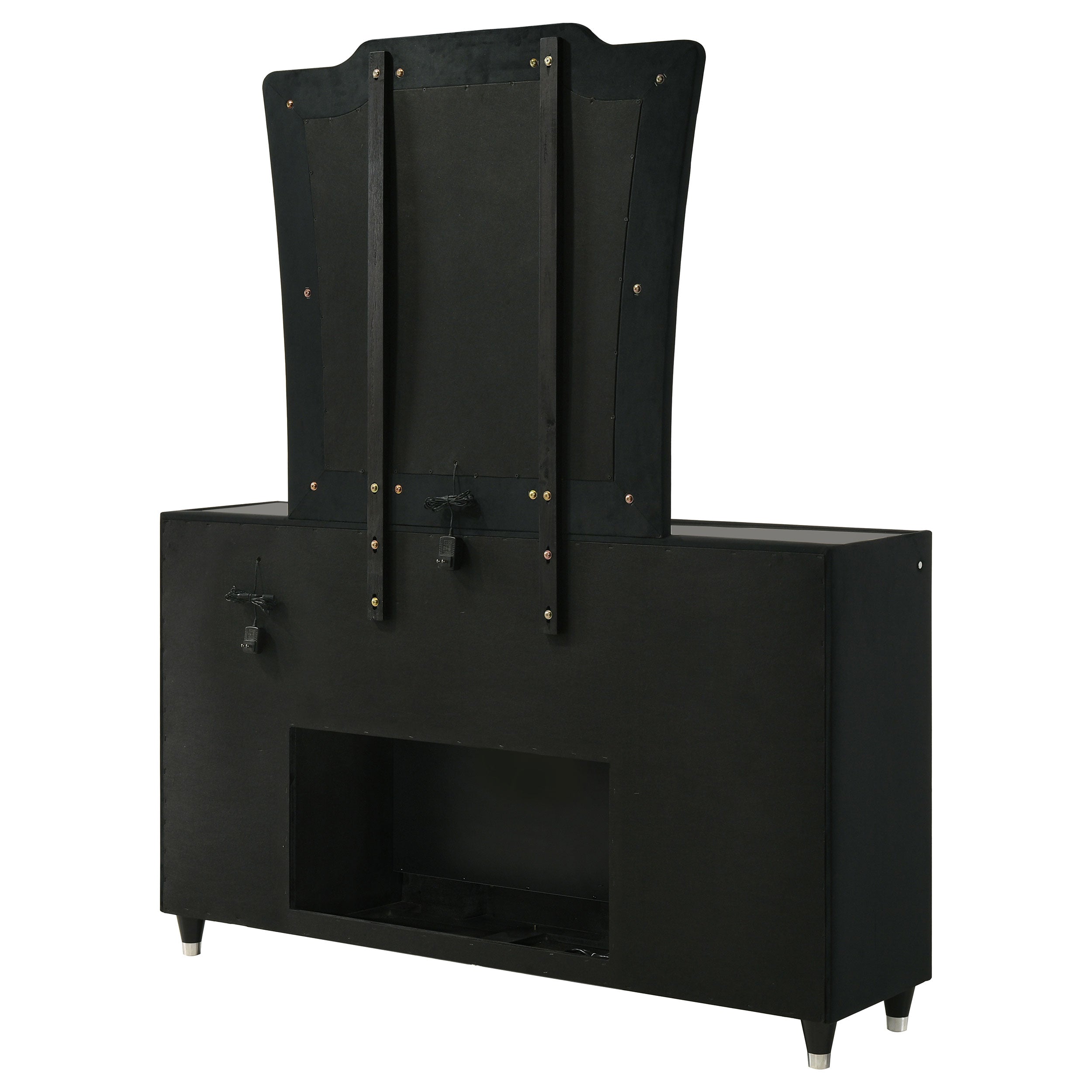 Lorient Flame Box Dresser with Mirror
