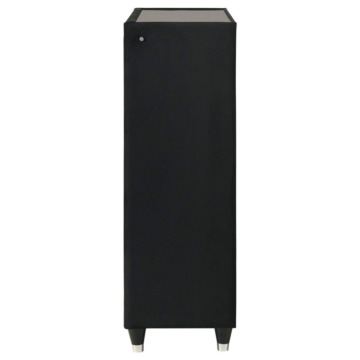 Lorient 5-drawer LED Bedroom Chest Black