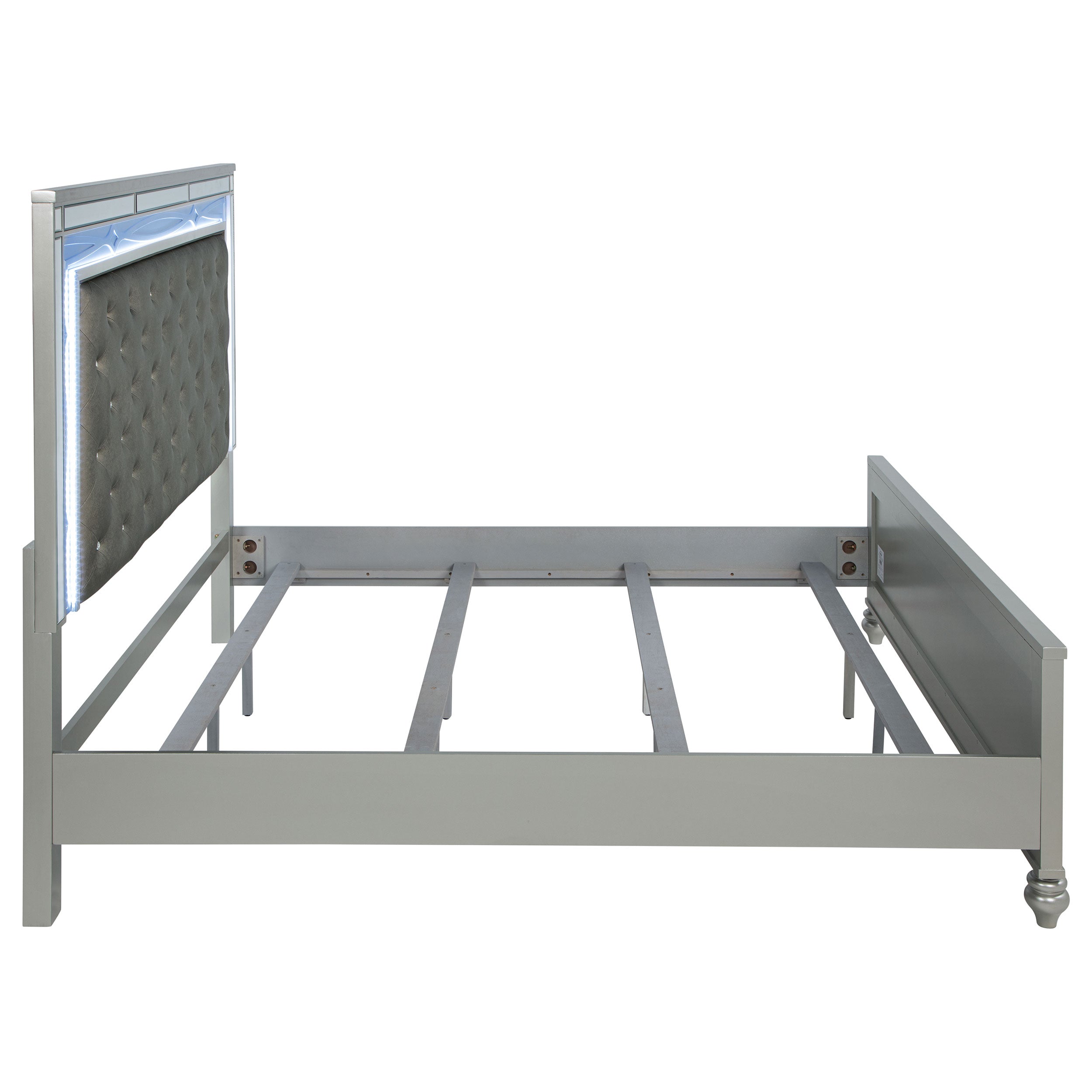 Gunnison Wood LED Panel Bed