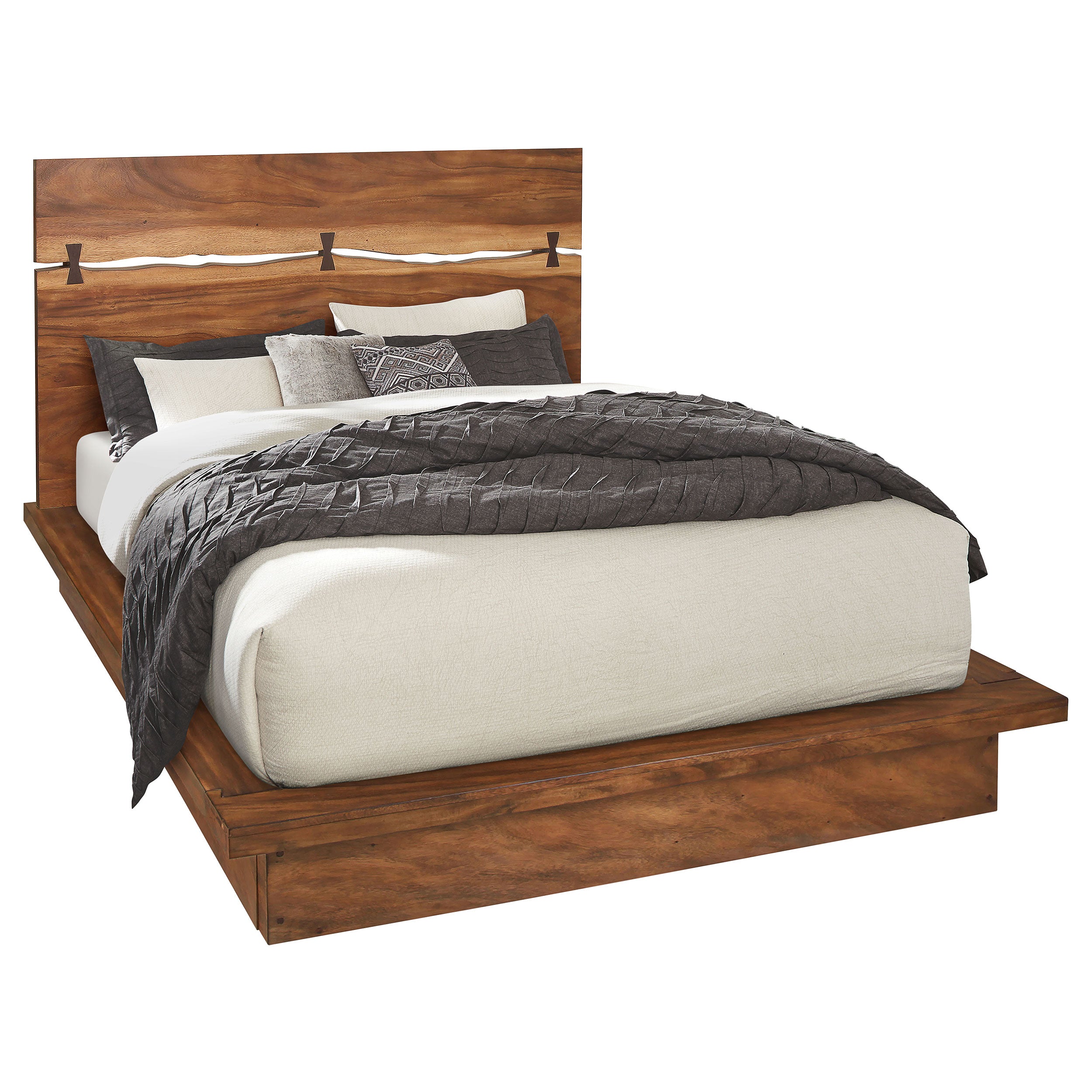Winslow Wood Panel Bed