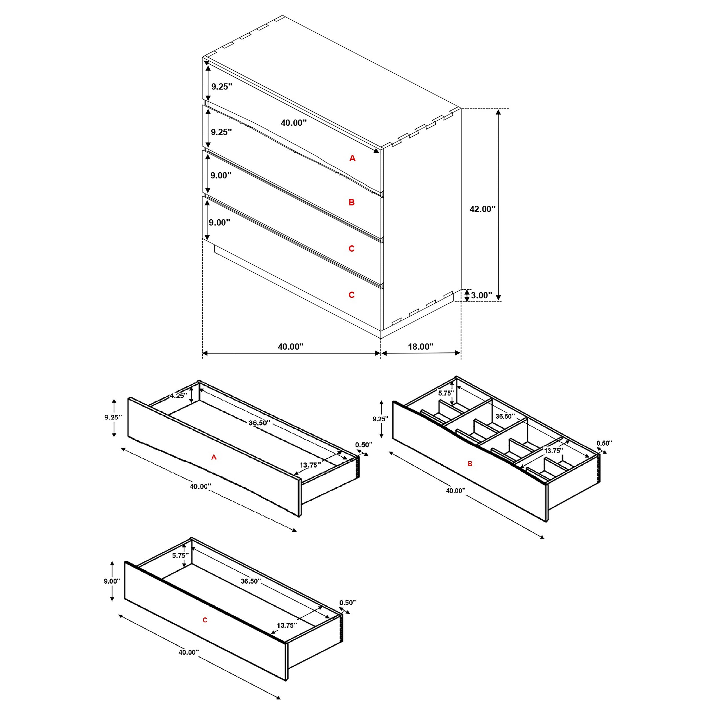 Winslow Bedroom Set (Storage Bed)