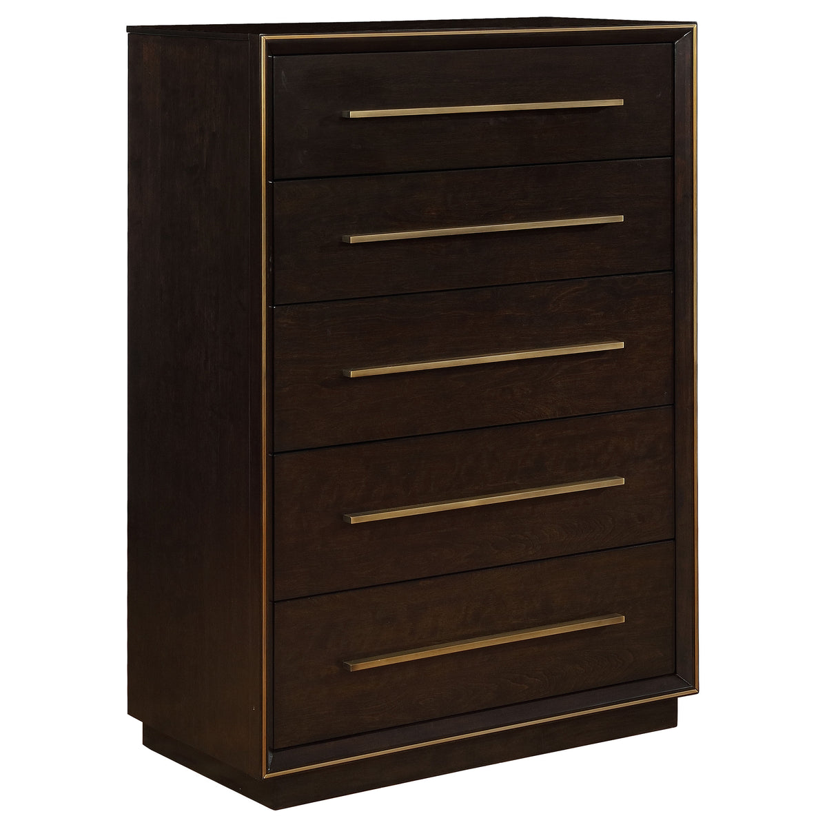 Durango 5-piece California King Upholstered Bedroom Set Smoked Peppercorn