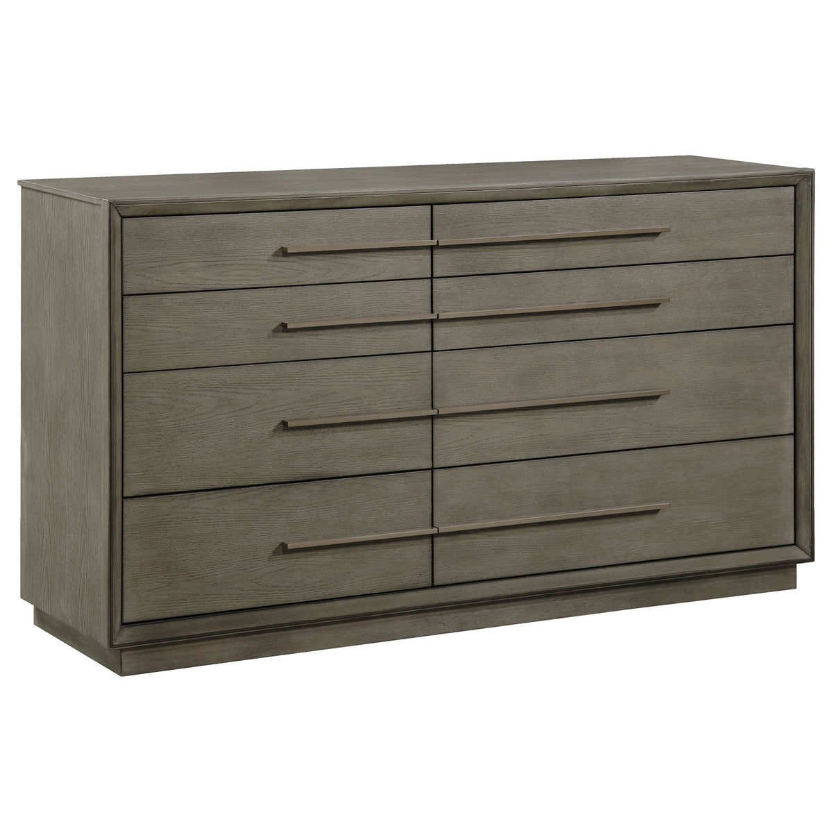 Durango 4-piece California King Upholstered Bedroom Set Taupe Oak